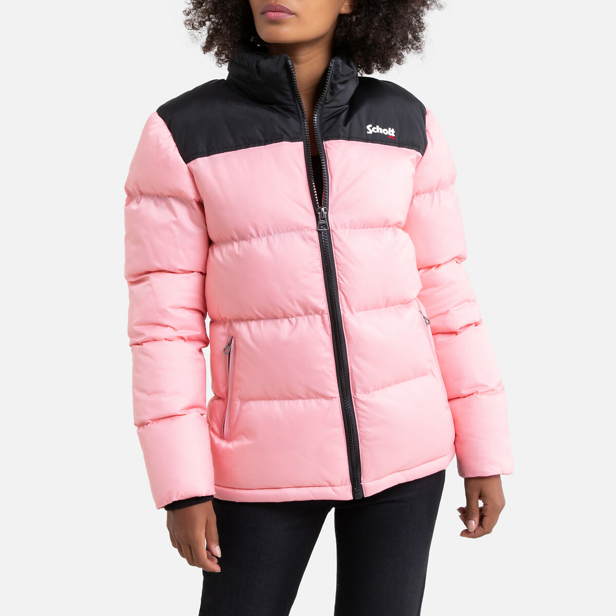 pink ladies puffer jacket