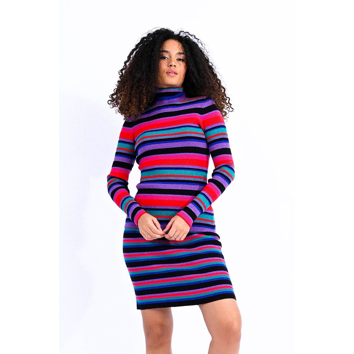 Pull rayé multicolore online femme