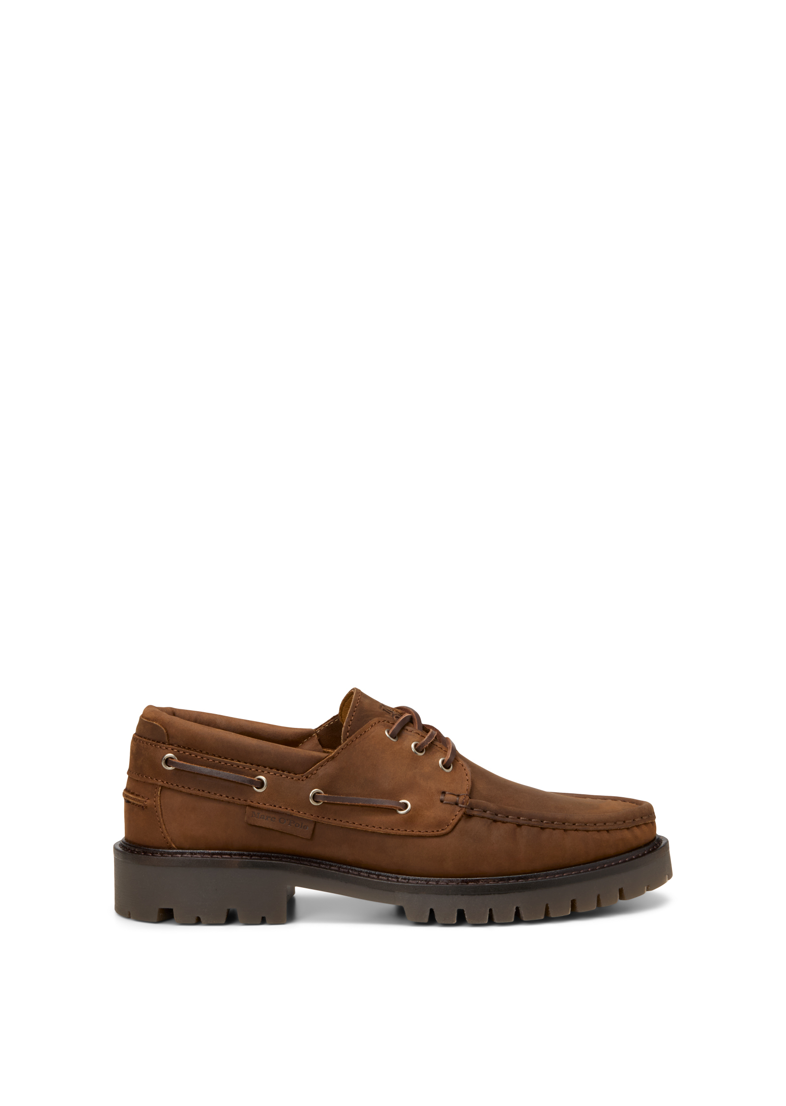 Chaussures de bateau, modèle Armin en cuir velours huilé, MARC O'POLO