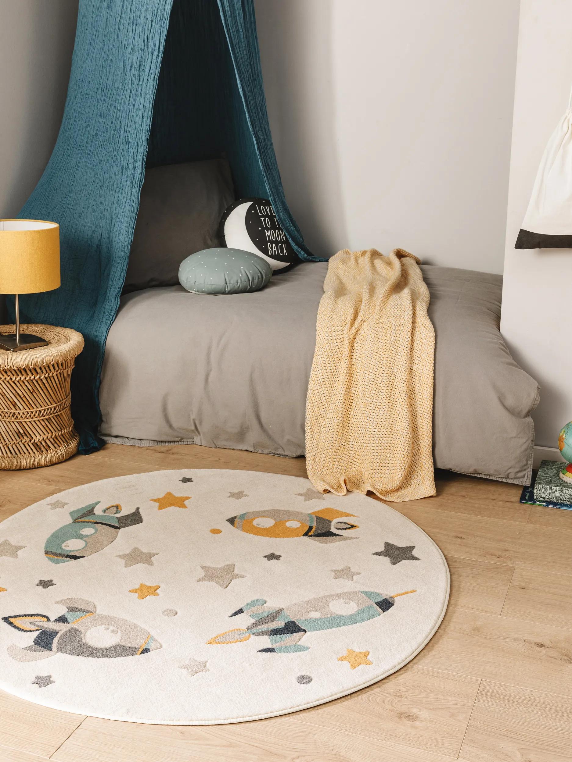 Tapis enfant rond APOLLO, BENUTA