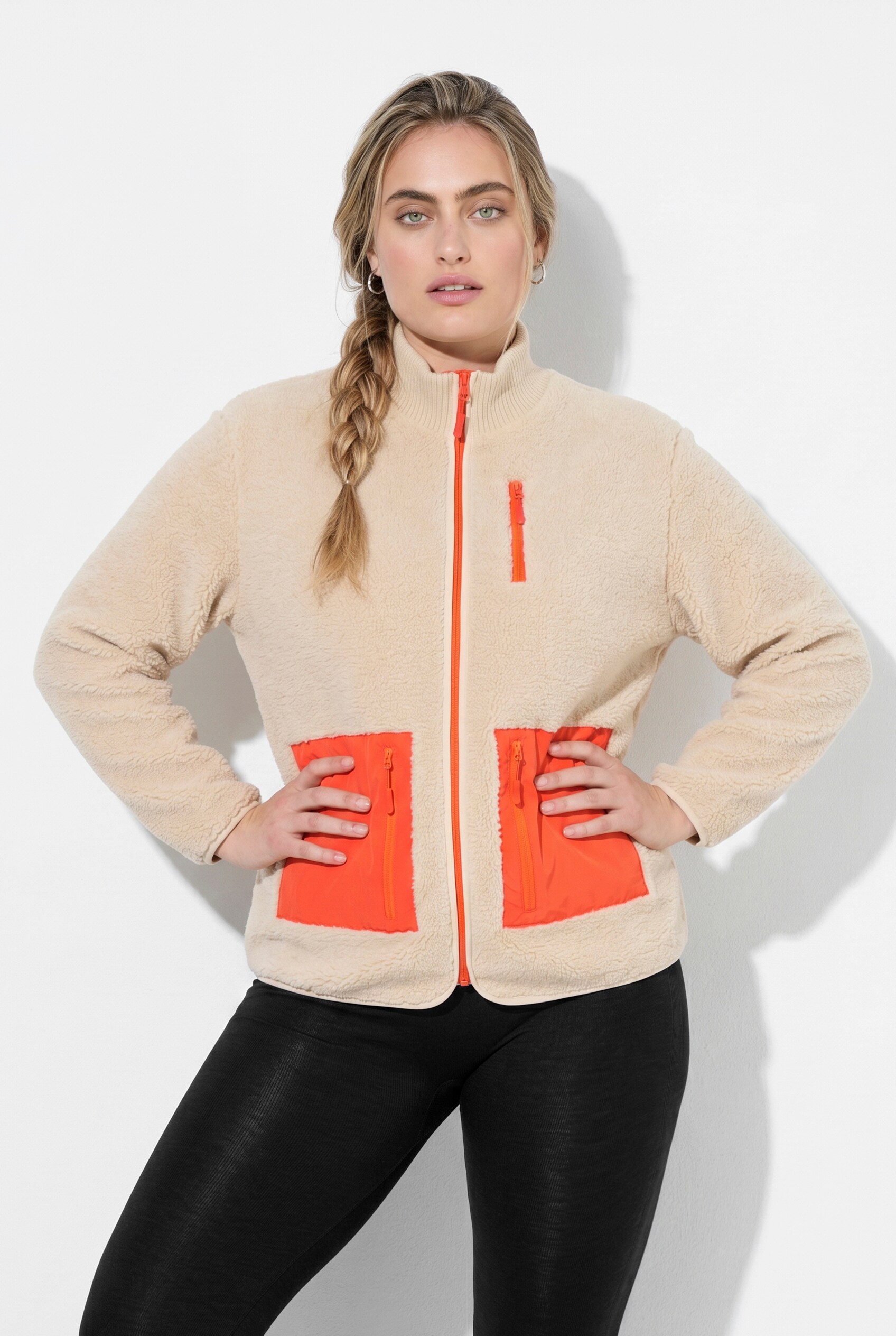 Veste en polaire bouclée, ULLA POPKEN