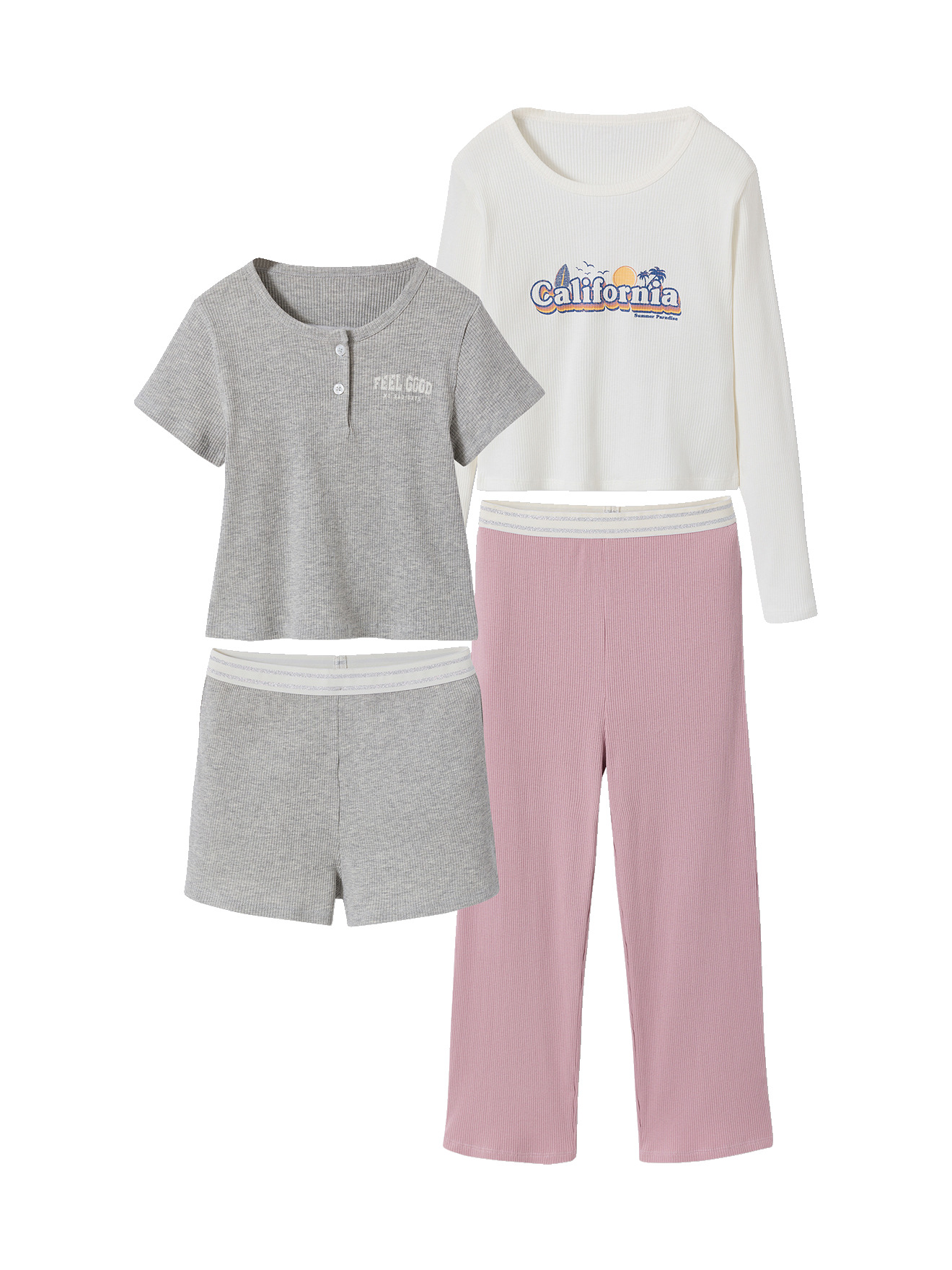 Lot 2 pyjamas court et long, JONEN