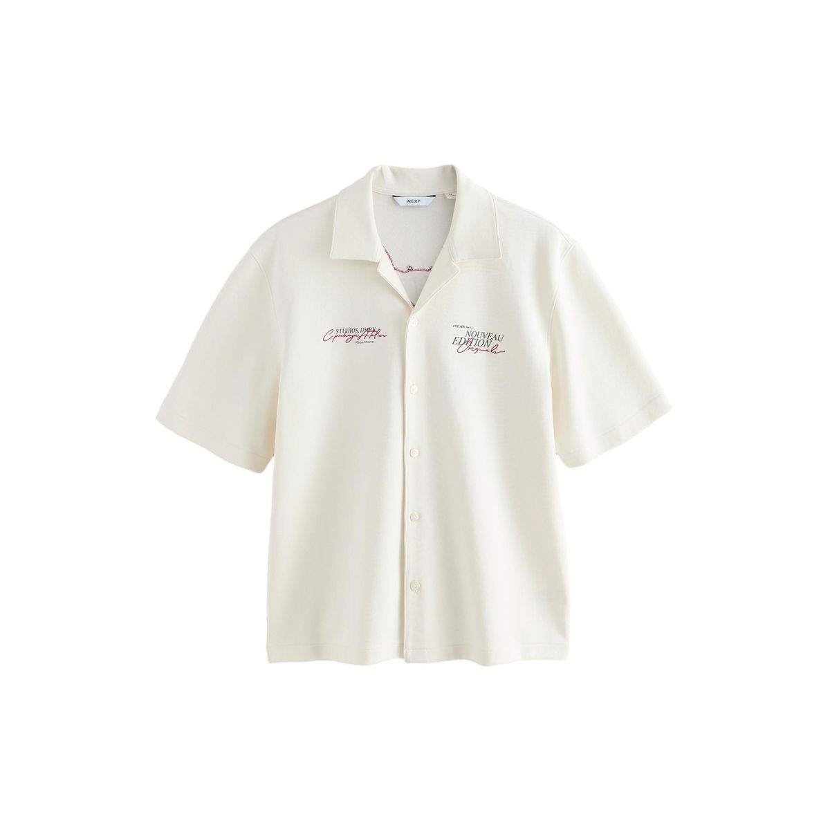 Chemise manches courtes à imprimé, NEXT