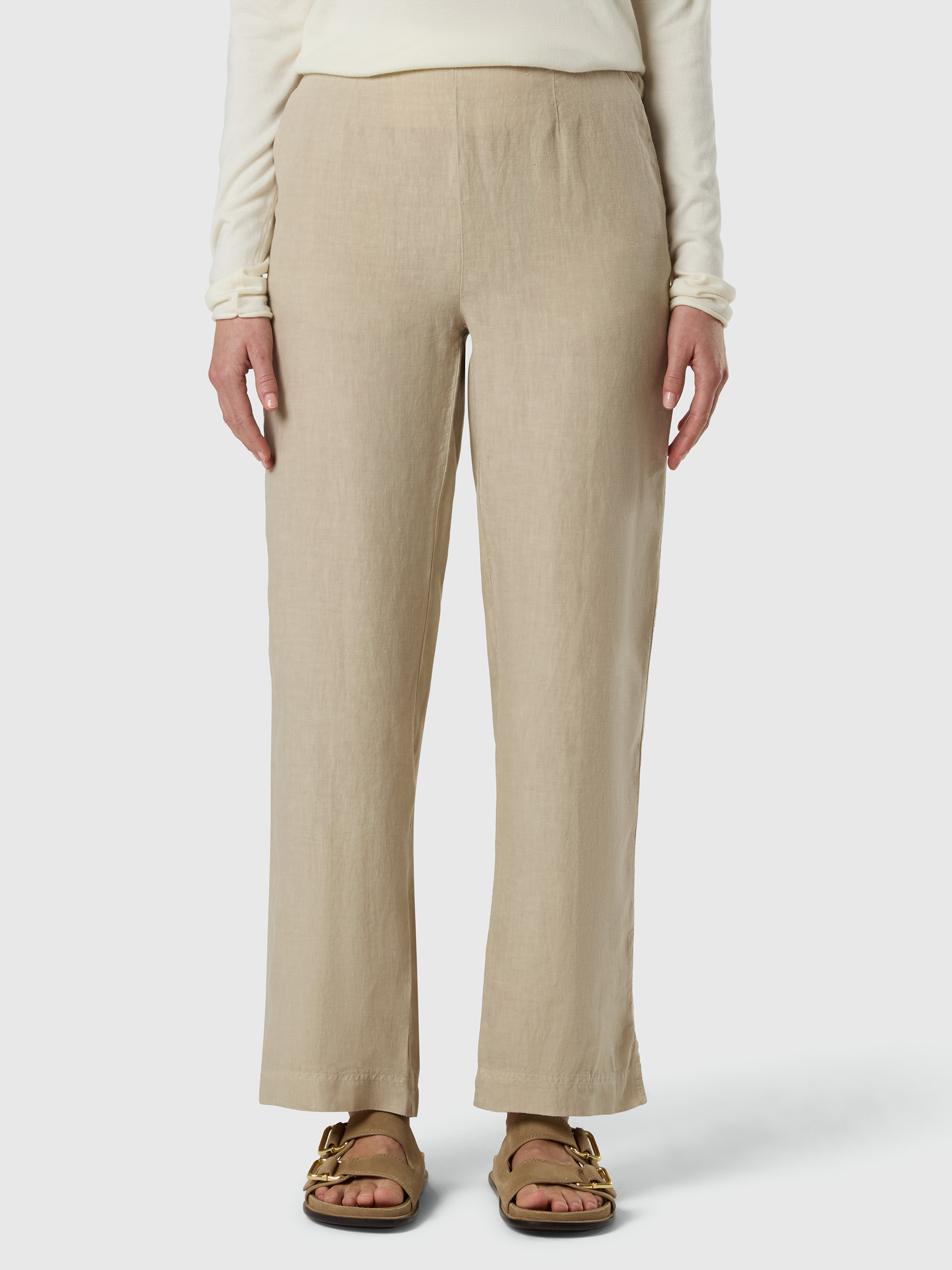 Pantalon taille en sac en papier en lin, NORTH SAILS