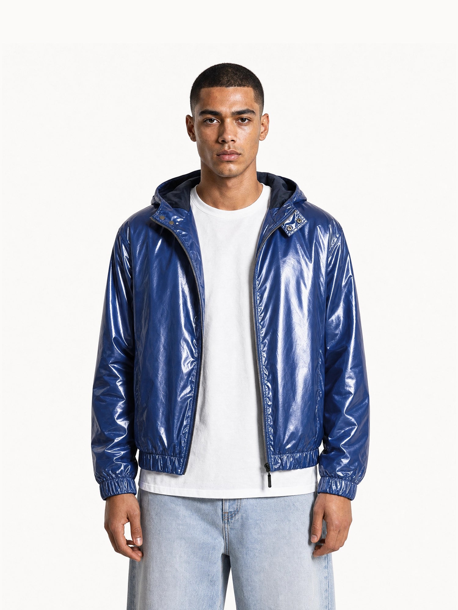 Veste de pluie déperlante effet métallisé Contemporain, LE COQ SPORTIF