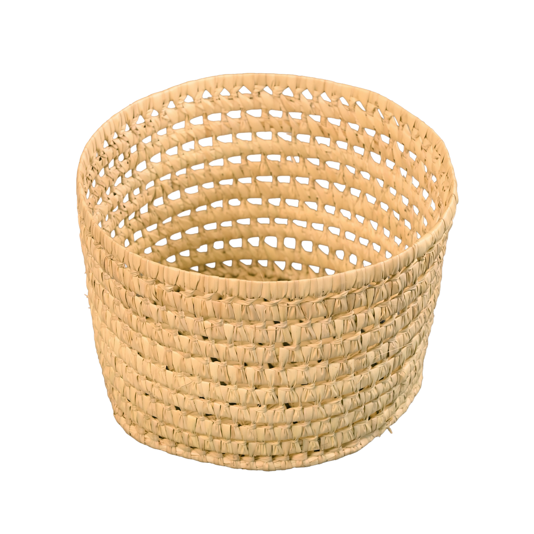 Panier de rangement rond feuilles de palmier -  LOJI, HOME MAISON