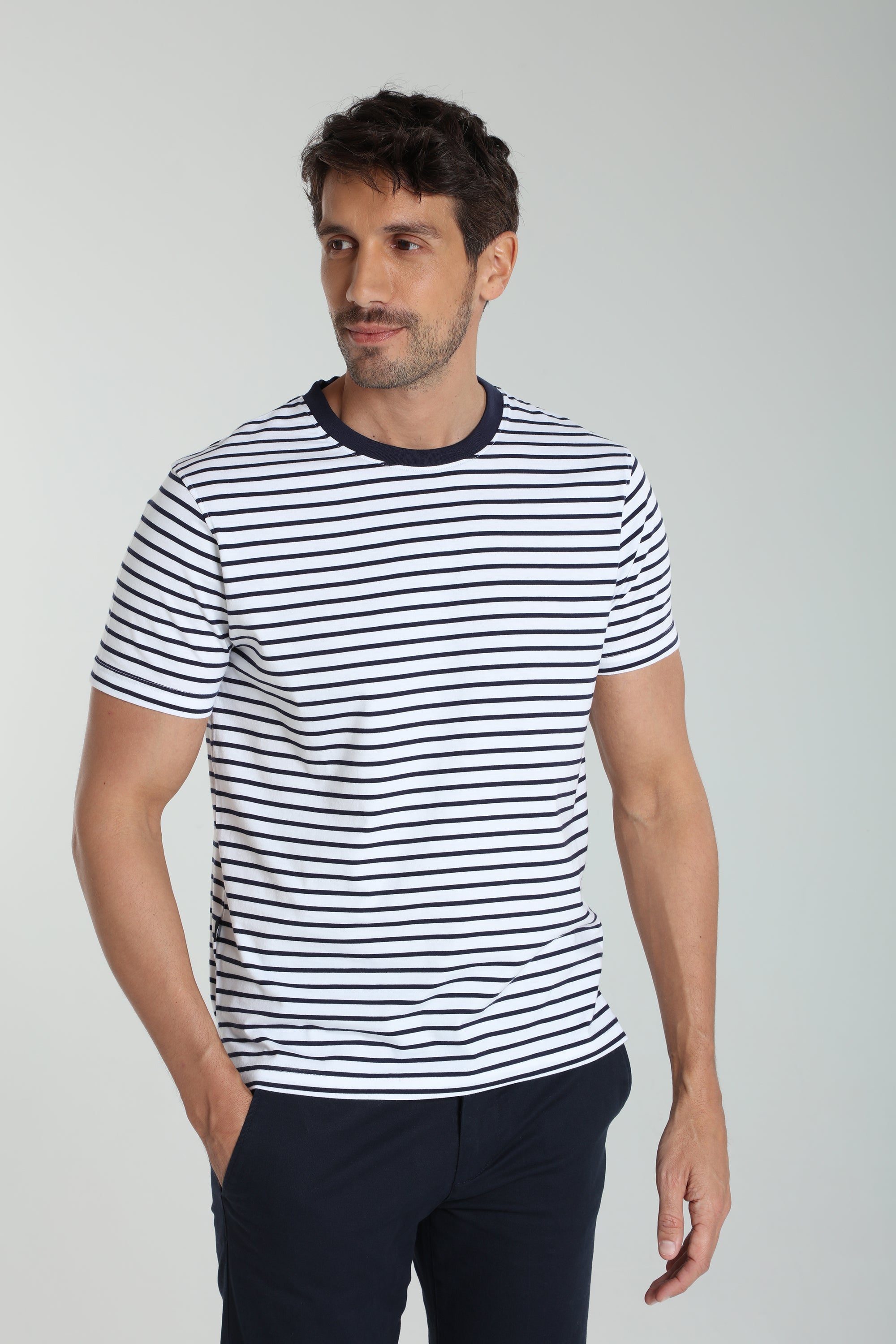 T-shirt manches courtes coton STRIPES, GENTLEMAN FARMER