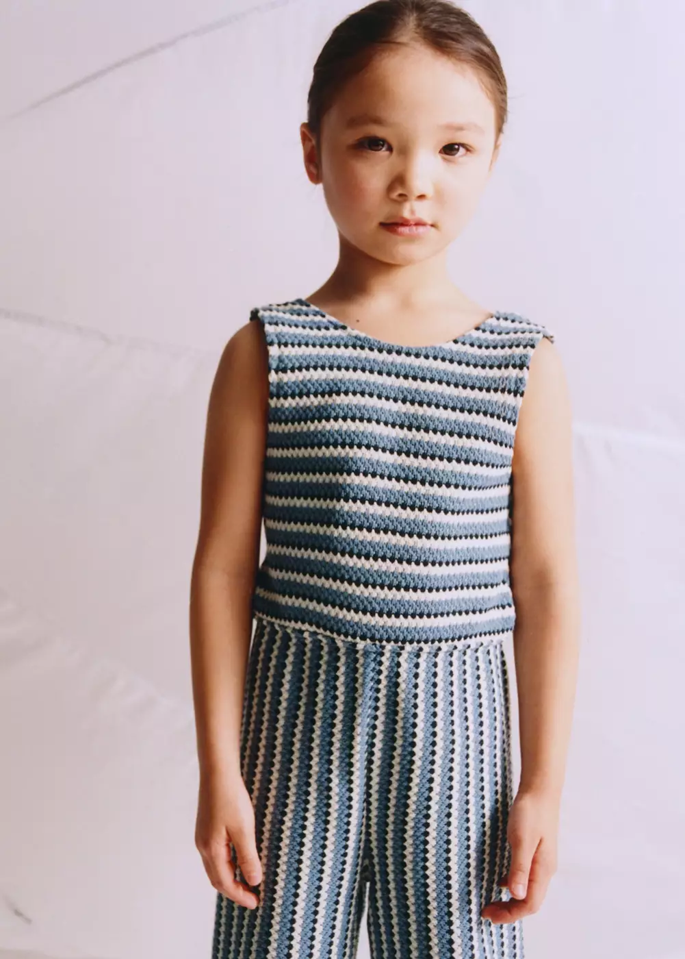 Combinaison longue en maille torsadée, MANGO BABY