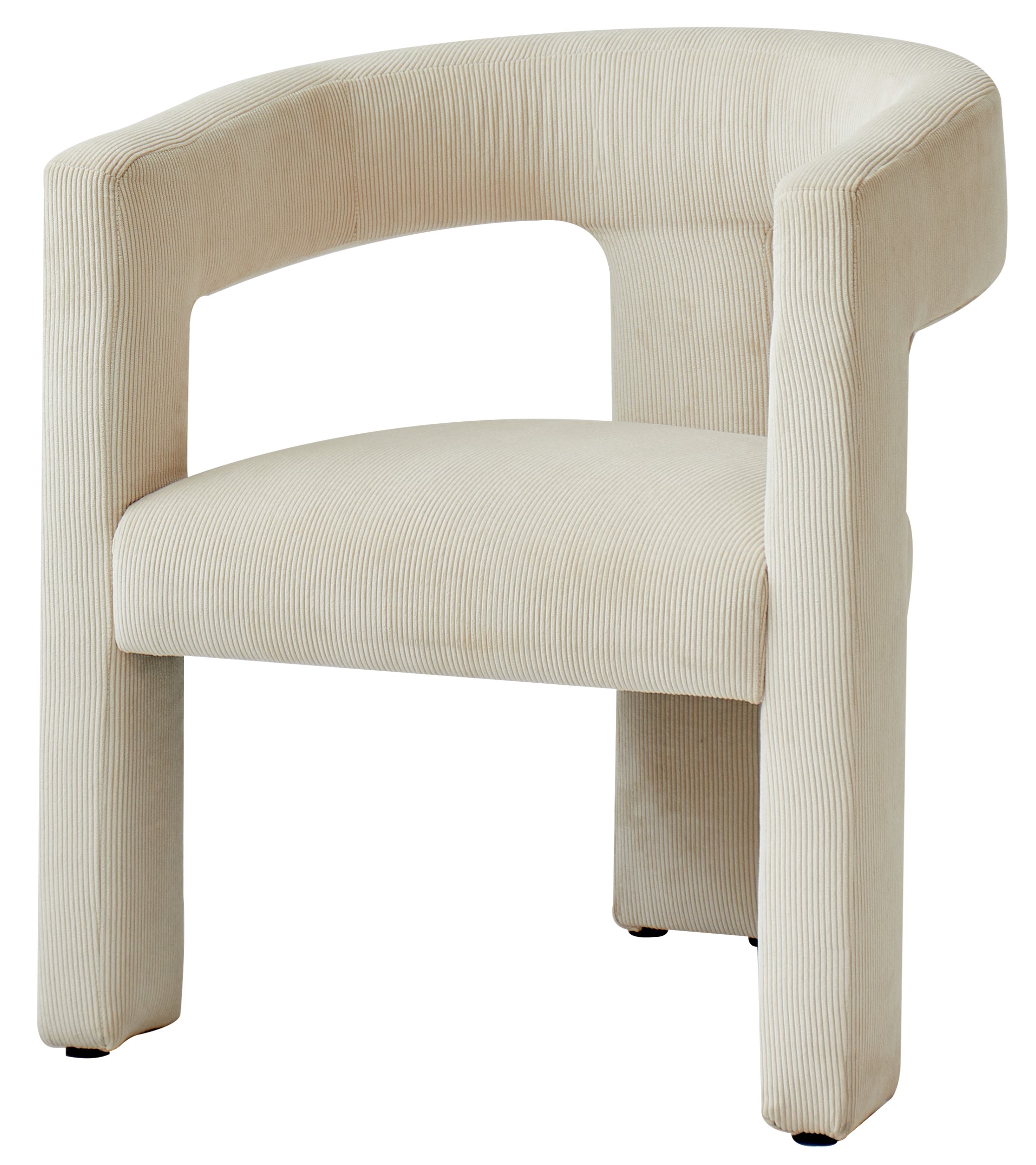 Fauteuil en velours cotelé, ARUSHA, NORDLYS