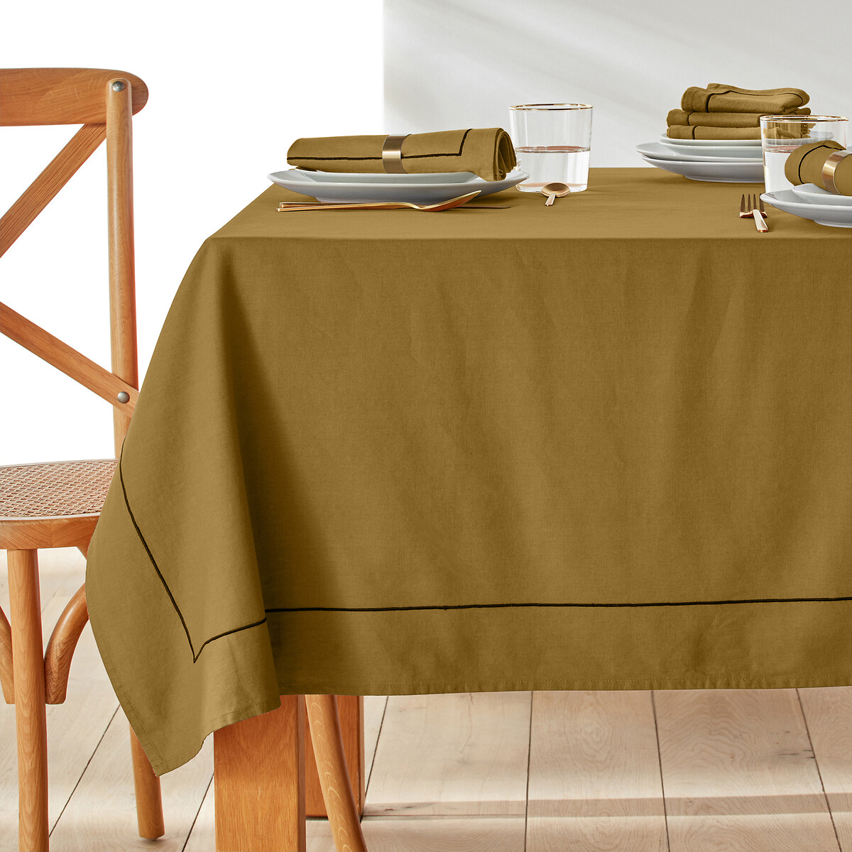 Metis Bourdon Washed Cotton Linen Tablecloth