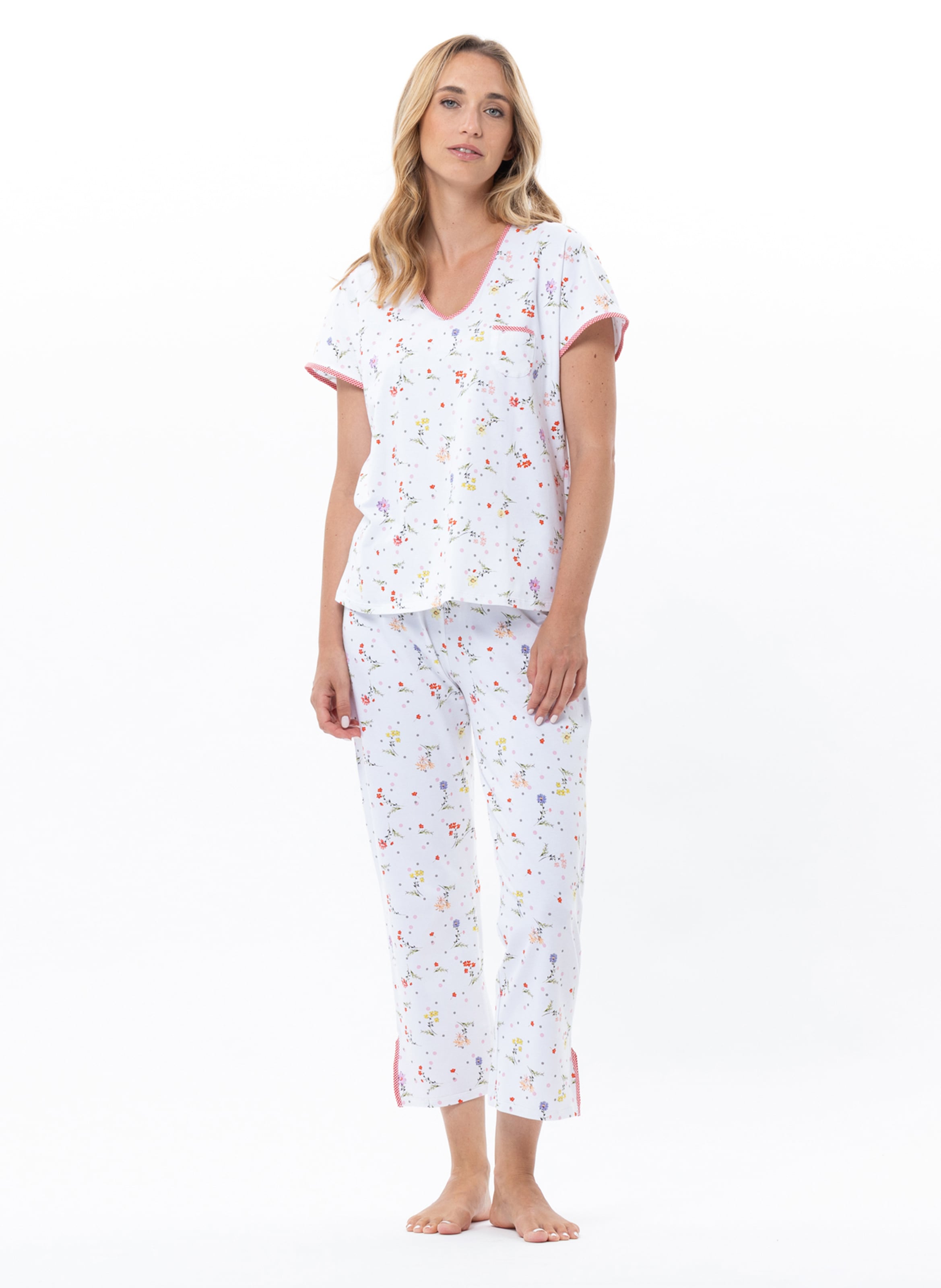 Pyjama en coton DAISY 202, LE CHAT