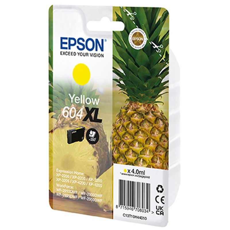 Cartouche d'encre 604 xlbk /std couleur serie ananas Epson