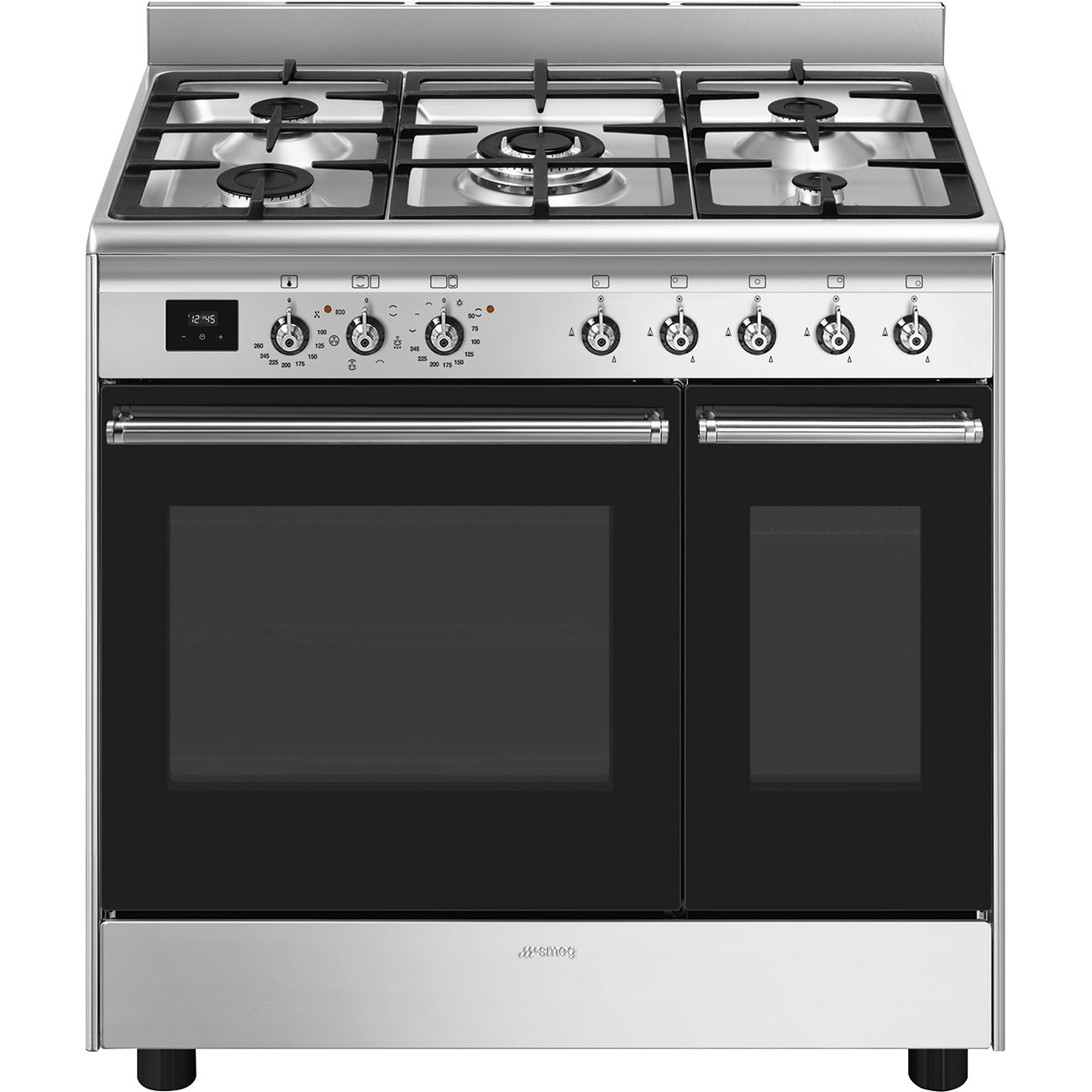Piano de cuisson gaz 5 feux 90 cm, SMEG