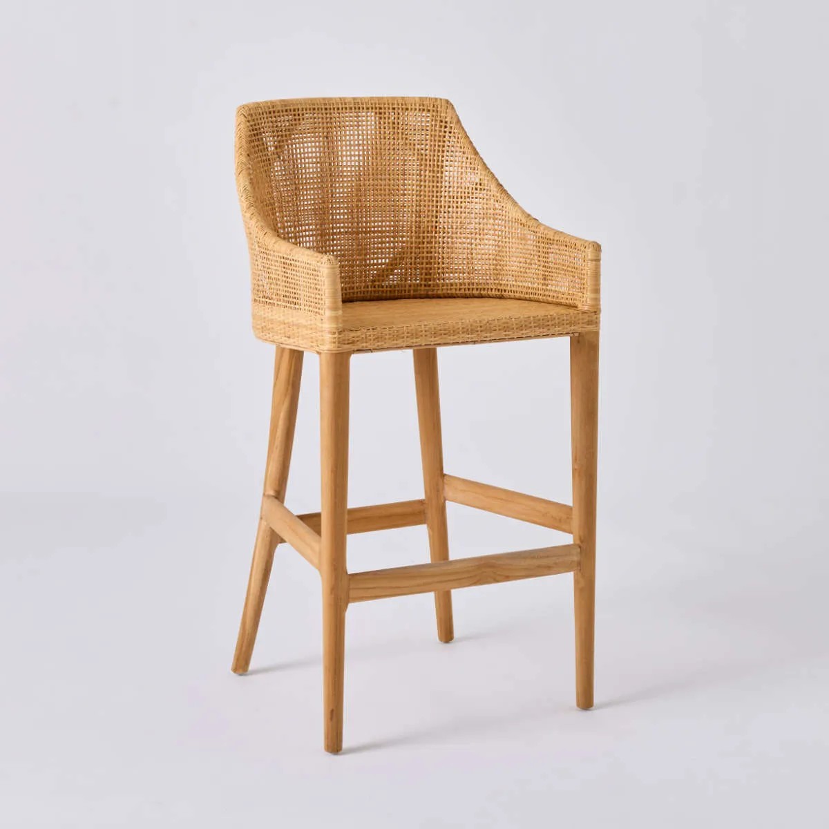 Tabouret de bar en rotin SAIGON, KOK
