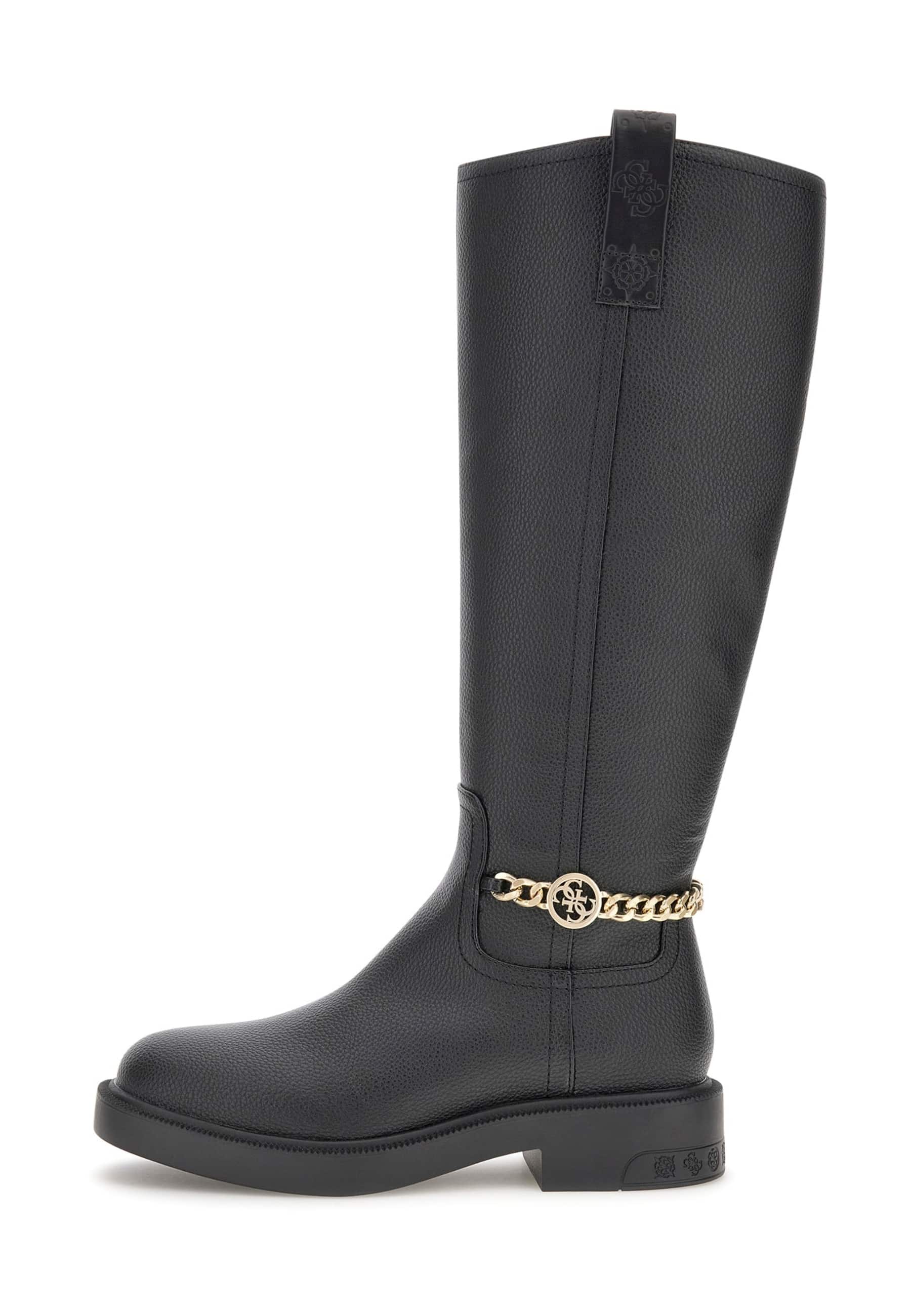 Bottes Fyonal Cuir Véritable, GUESS