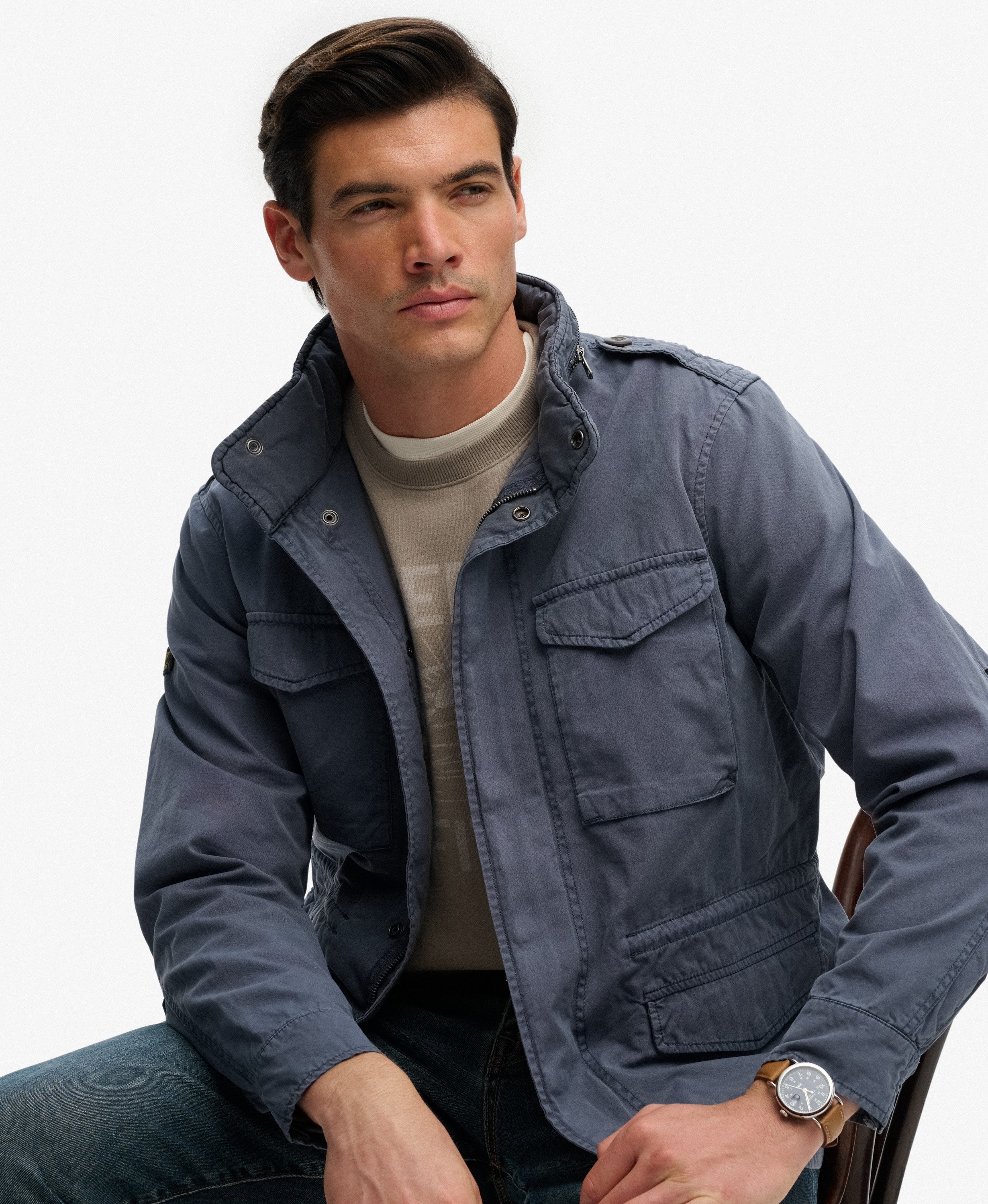 Veste M65 en Coton, SUPERDRY