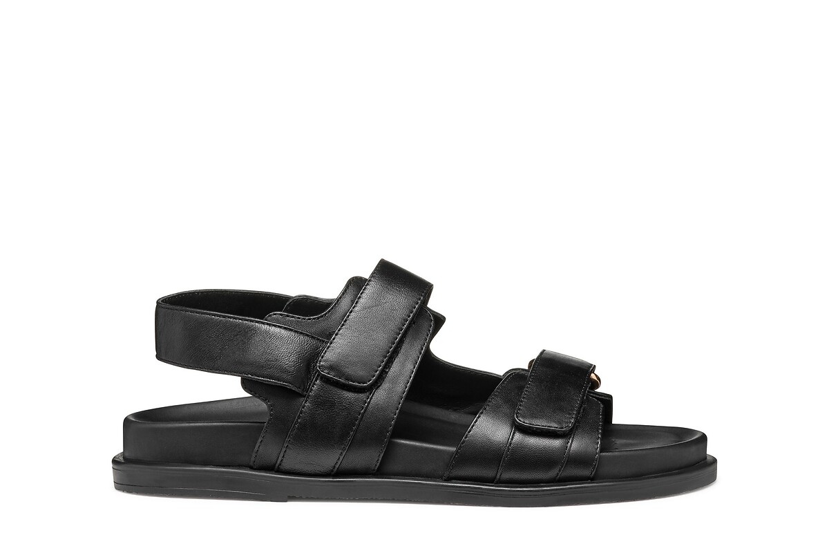 Sandales plates en cuir Adelash