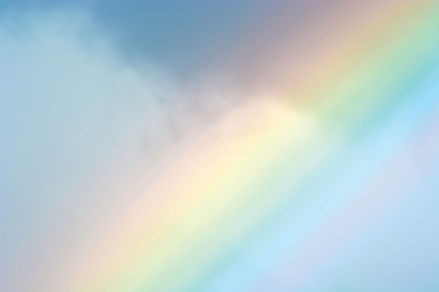 Tableau arc en ciel pastel, HEXOA
