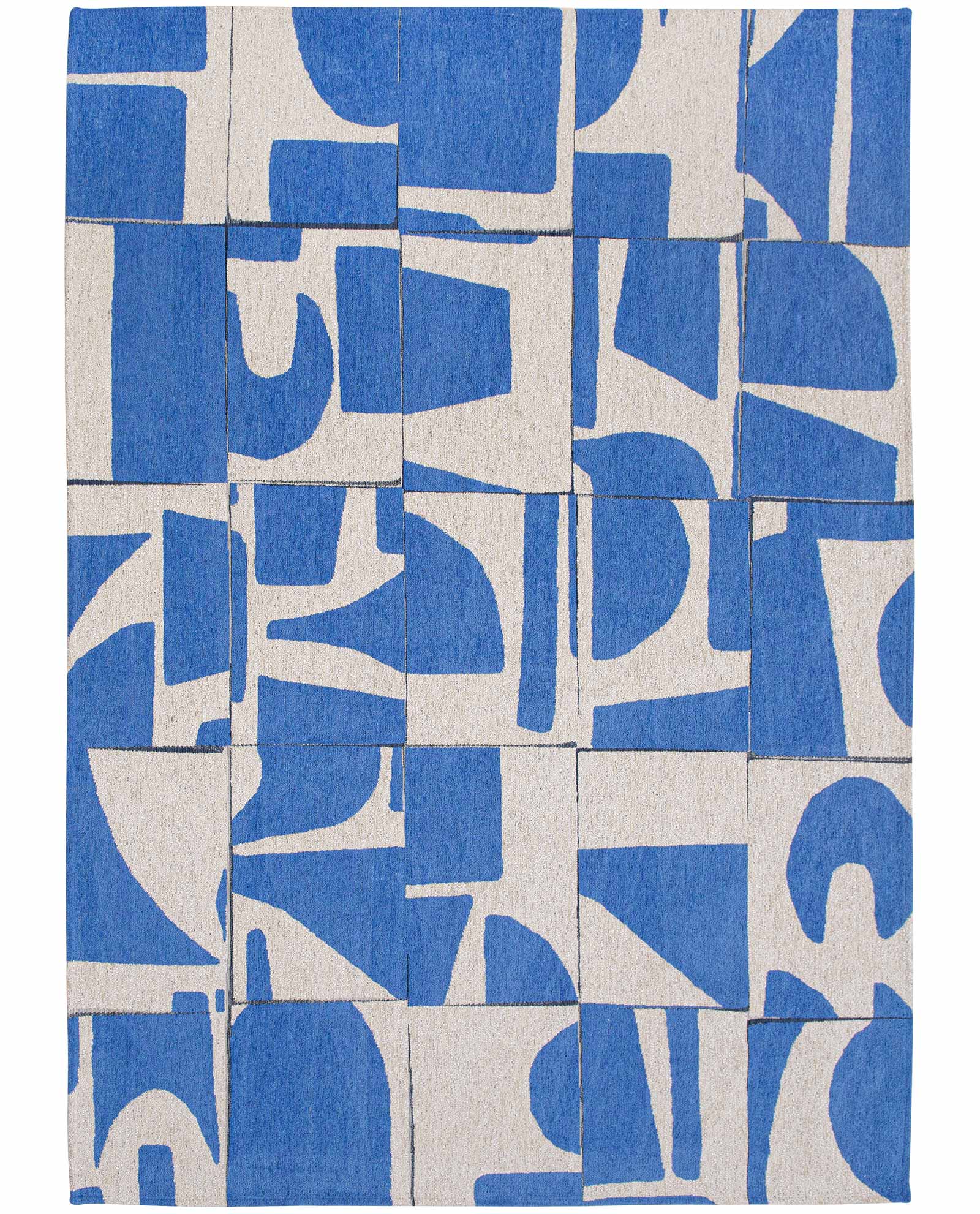Tapis de salon et chambre tissé plat SCRATCH, NOVATREND
