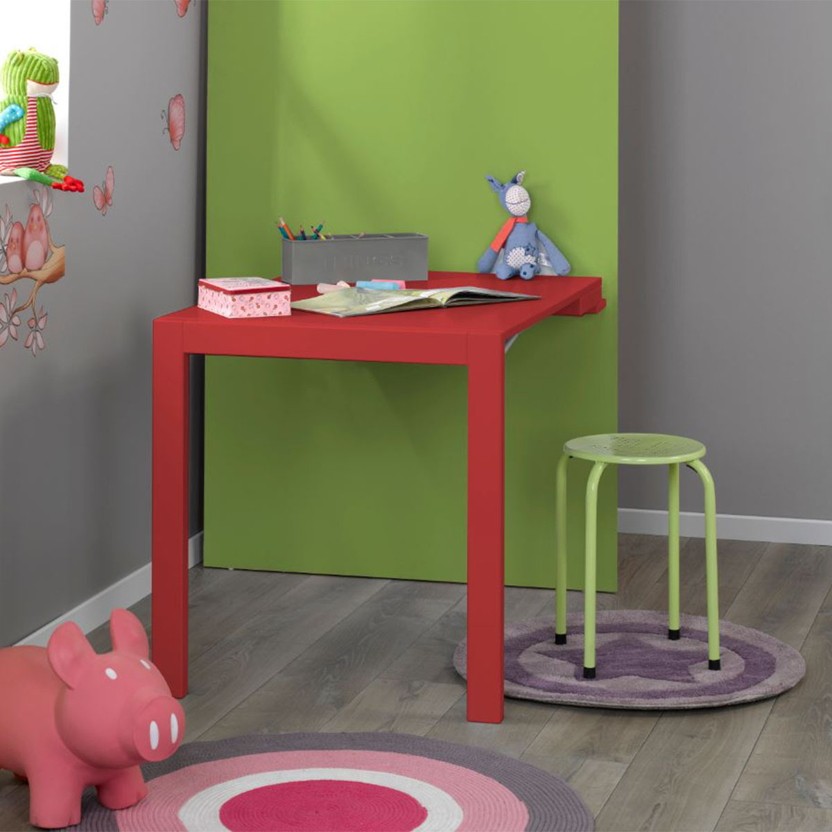 Bureau tableau Bois massif PAVEL, AKITEN RETAIL