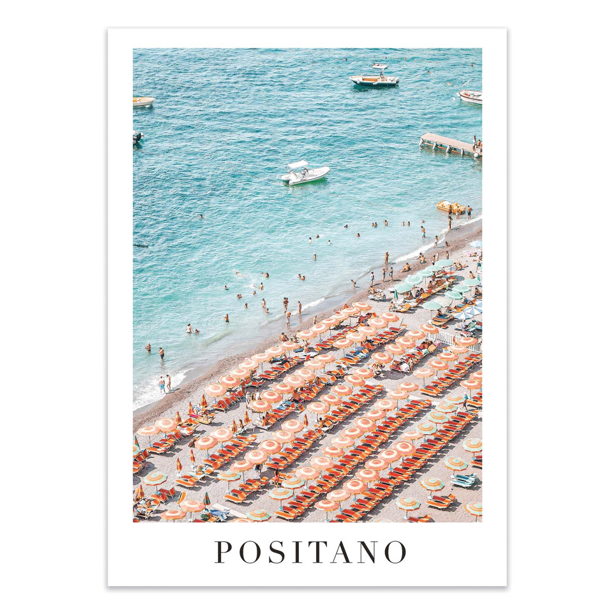Affiche d'art - Positano Travel - Grace Digital Art Co, WALL EDITIONS