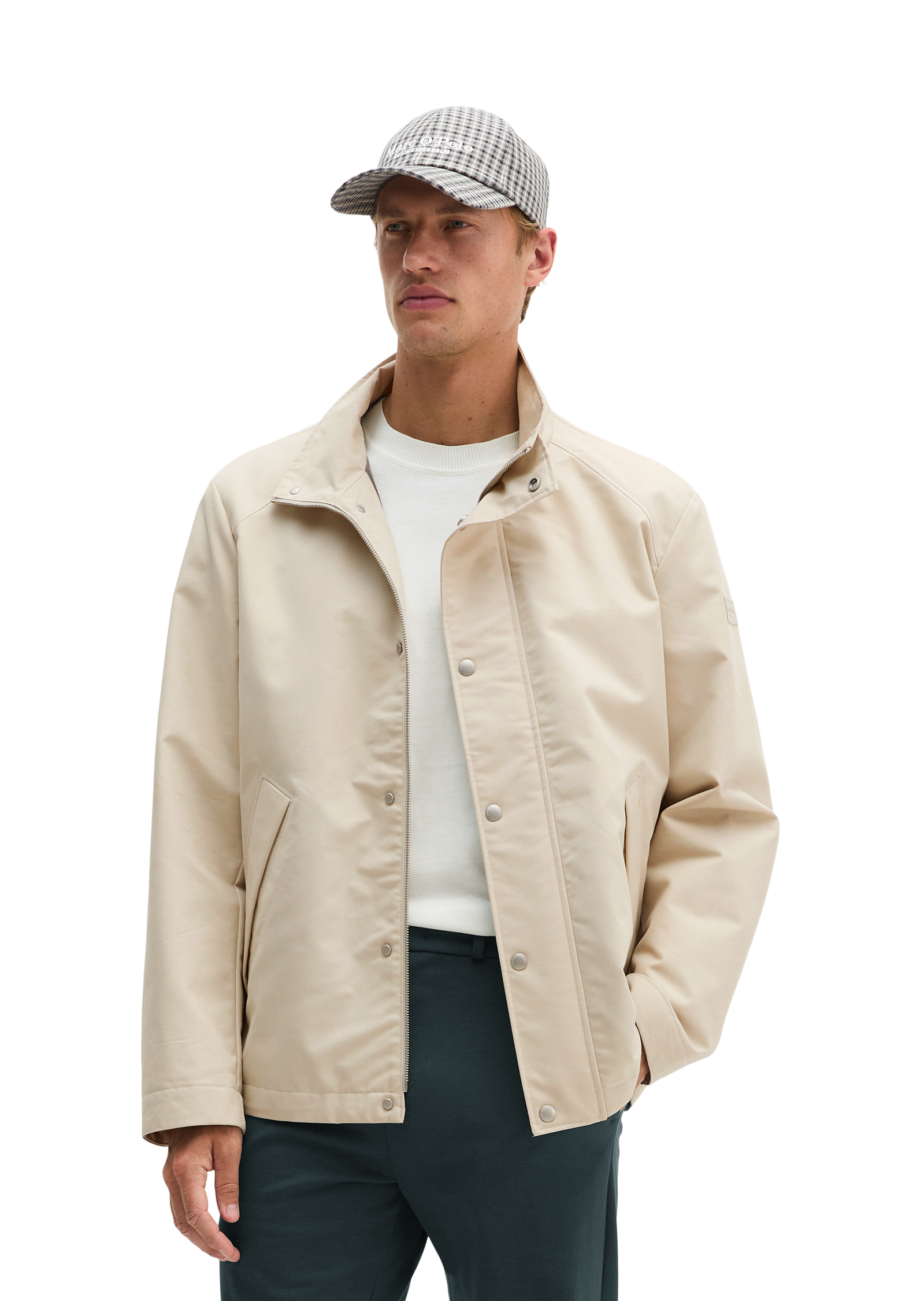 Veste en toile, coupe classique avec un léger rembourrage en Unifi REPREVE®, MARC O'POLO