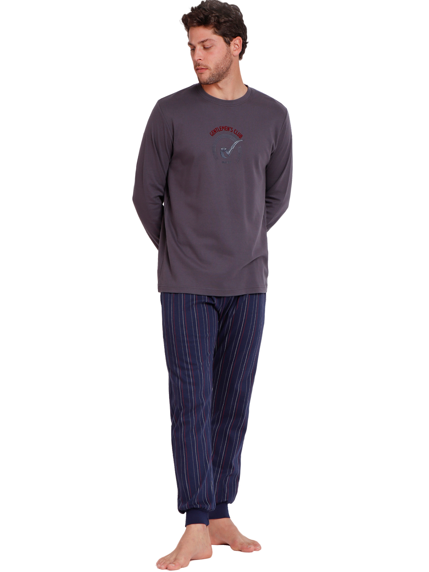Pyjama tenue pantalon top manches longues Gentlemen SClub, ADMAS