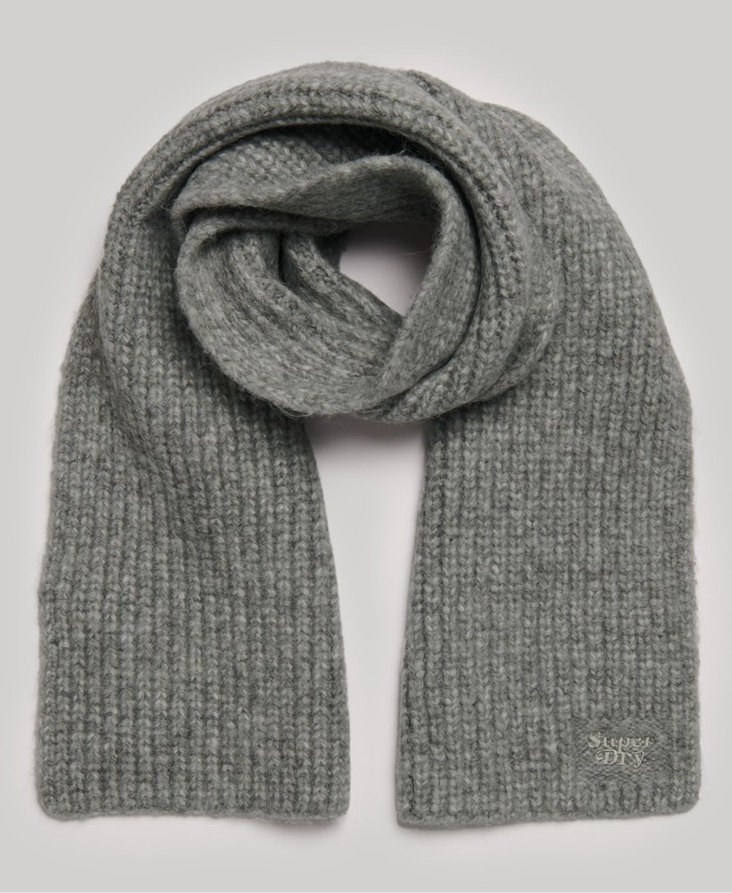 Écharpe en maille côtelée, SUPERDRY
