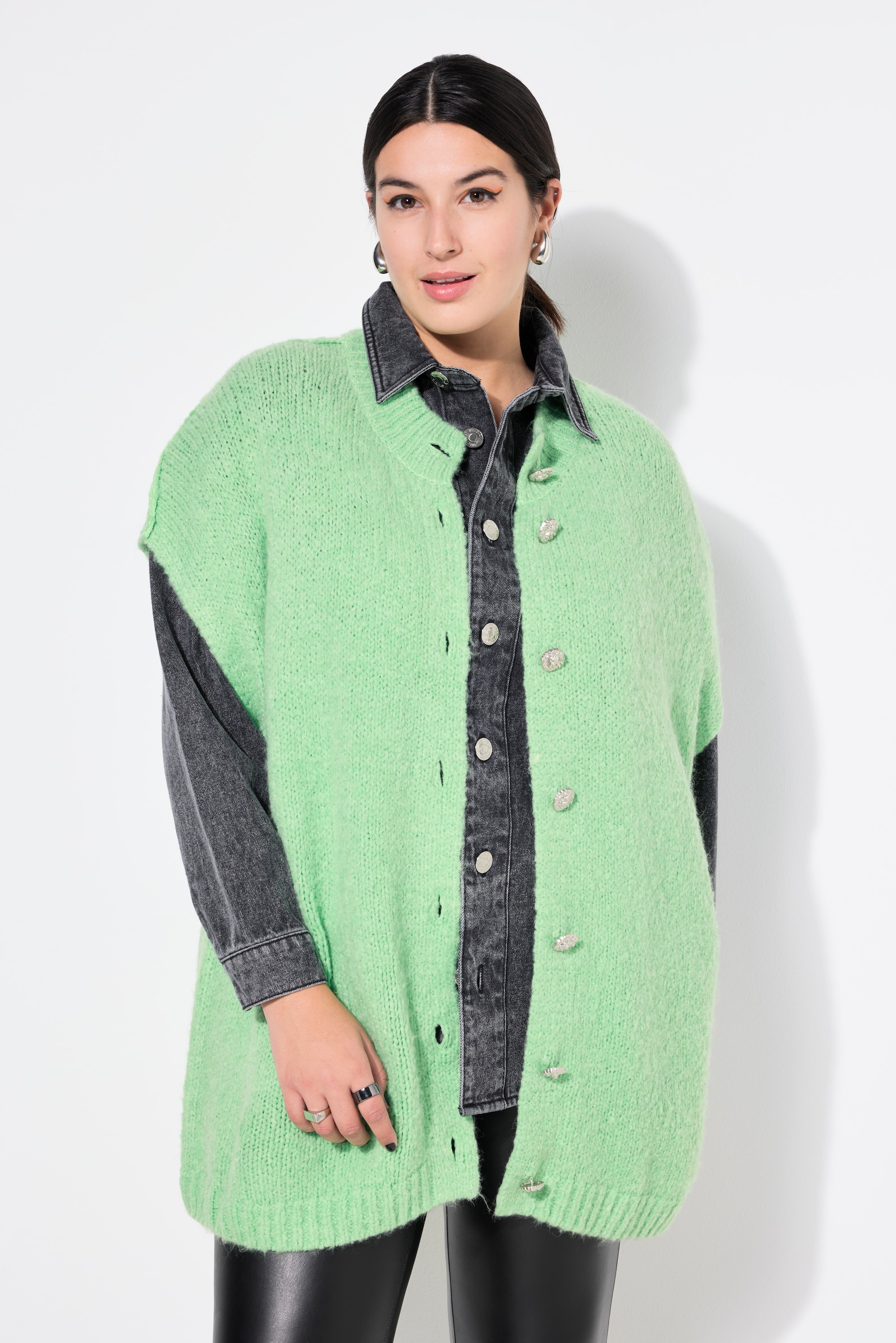 Gilet en maille, oversized, extra doux, STUDIO UNTOLD