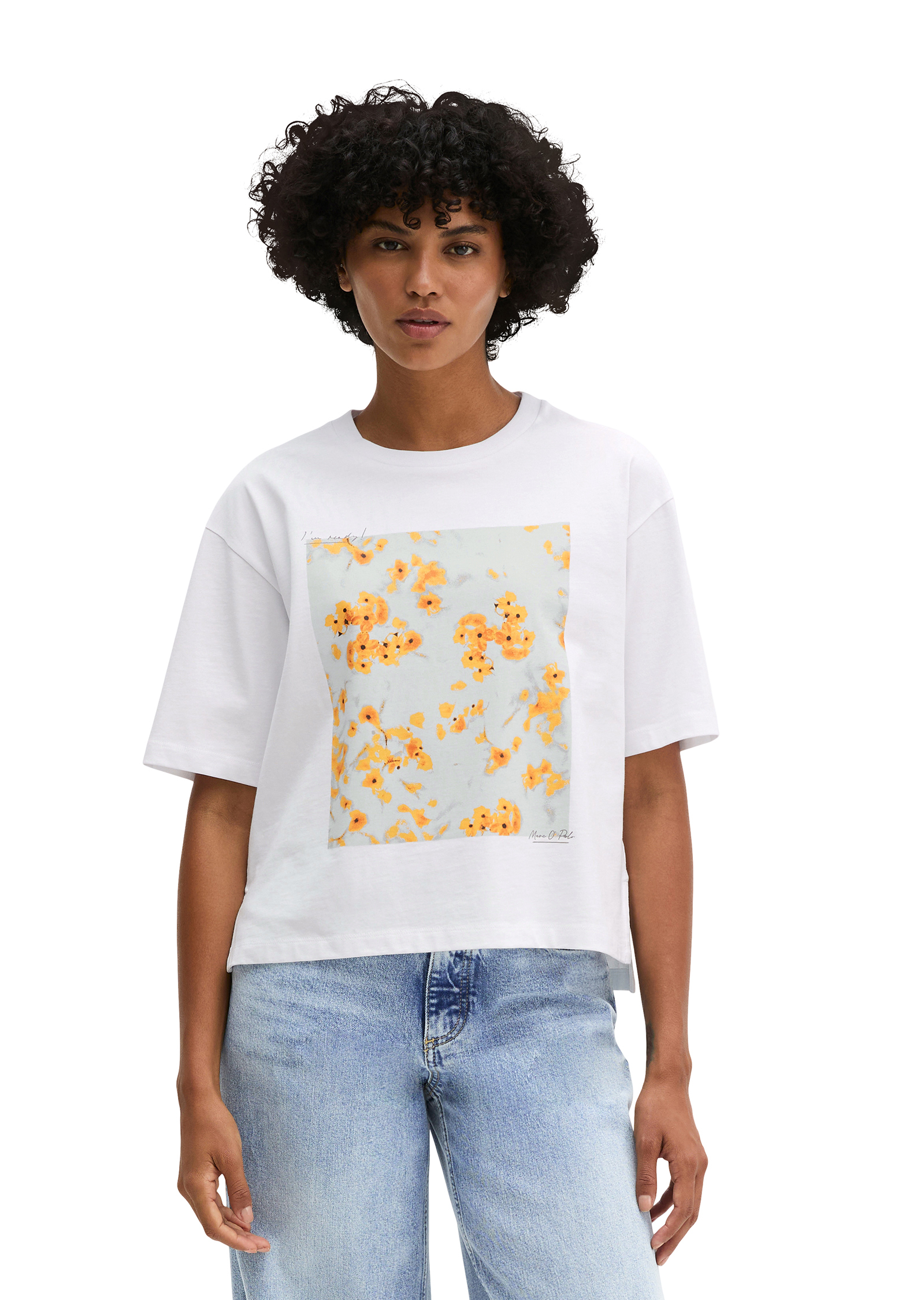 T-shirt coupe classique en single jersey doux, MARC O'POLO