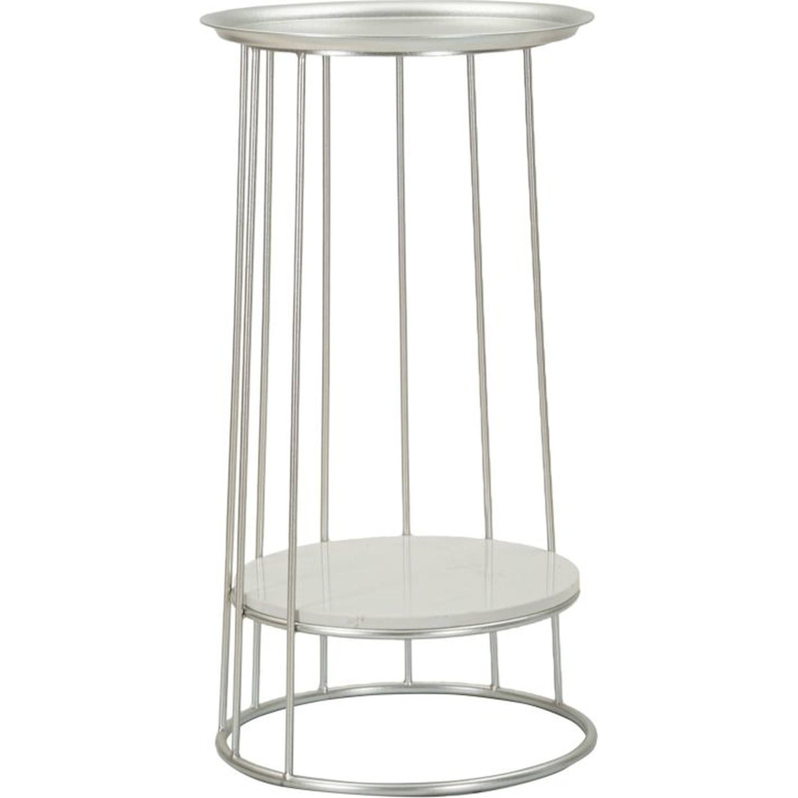 Table d'appoint ronde fer et marbre GLAM, RECOLLECTION