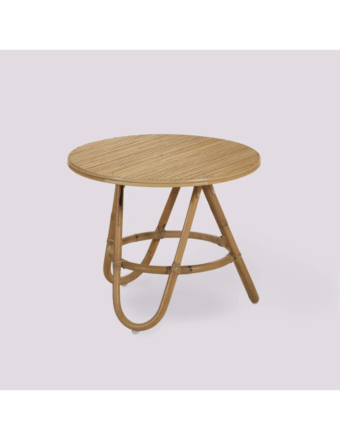 Table basse en rotin petit modèle DIABOLO, KOK
