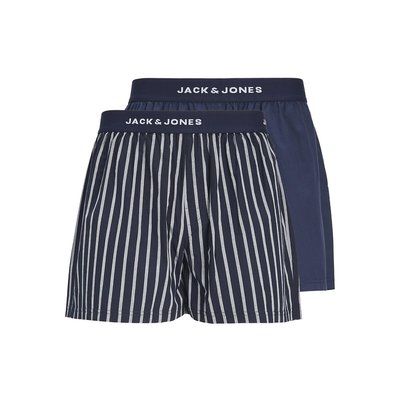 Pack of 2 Boxers in Cotton with Elasticated Waist JACK & JONES