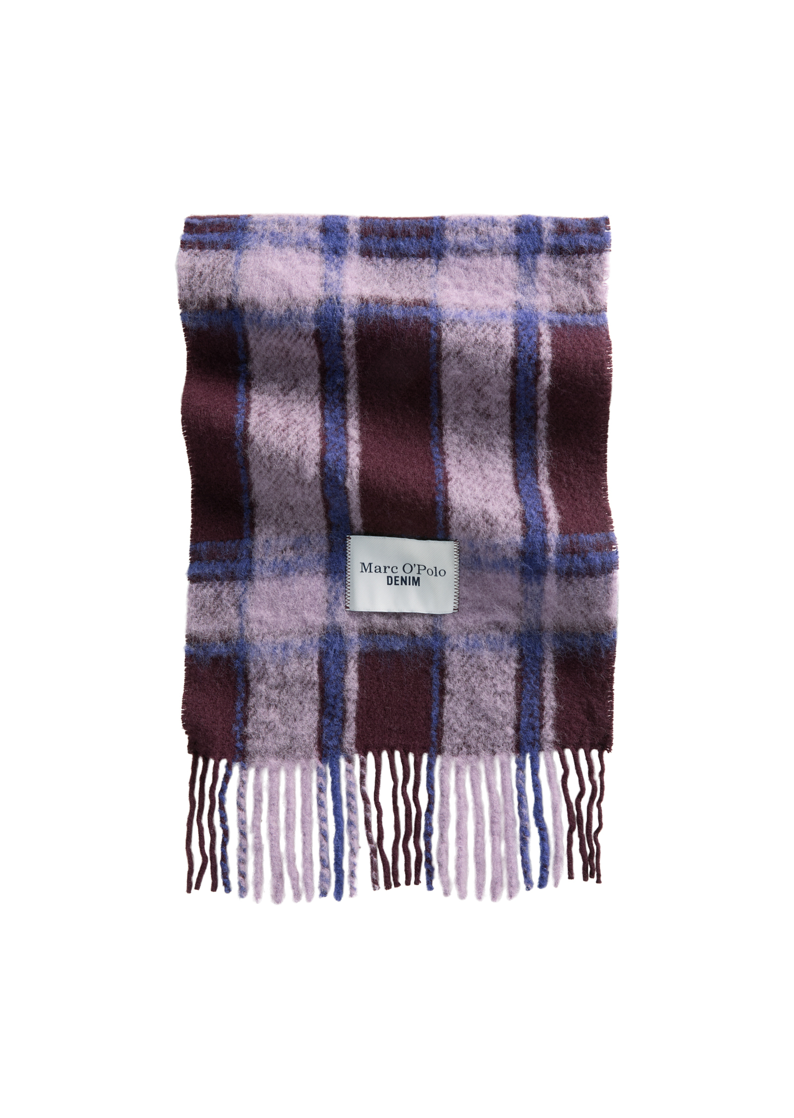 écharpe en mélange de laine vierge et de laine d'alpaga, MARC O’POLO DENIM