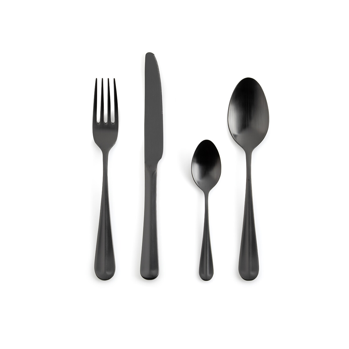 16-Piece Materi Matte Stainless Steel Cutlery Set
