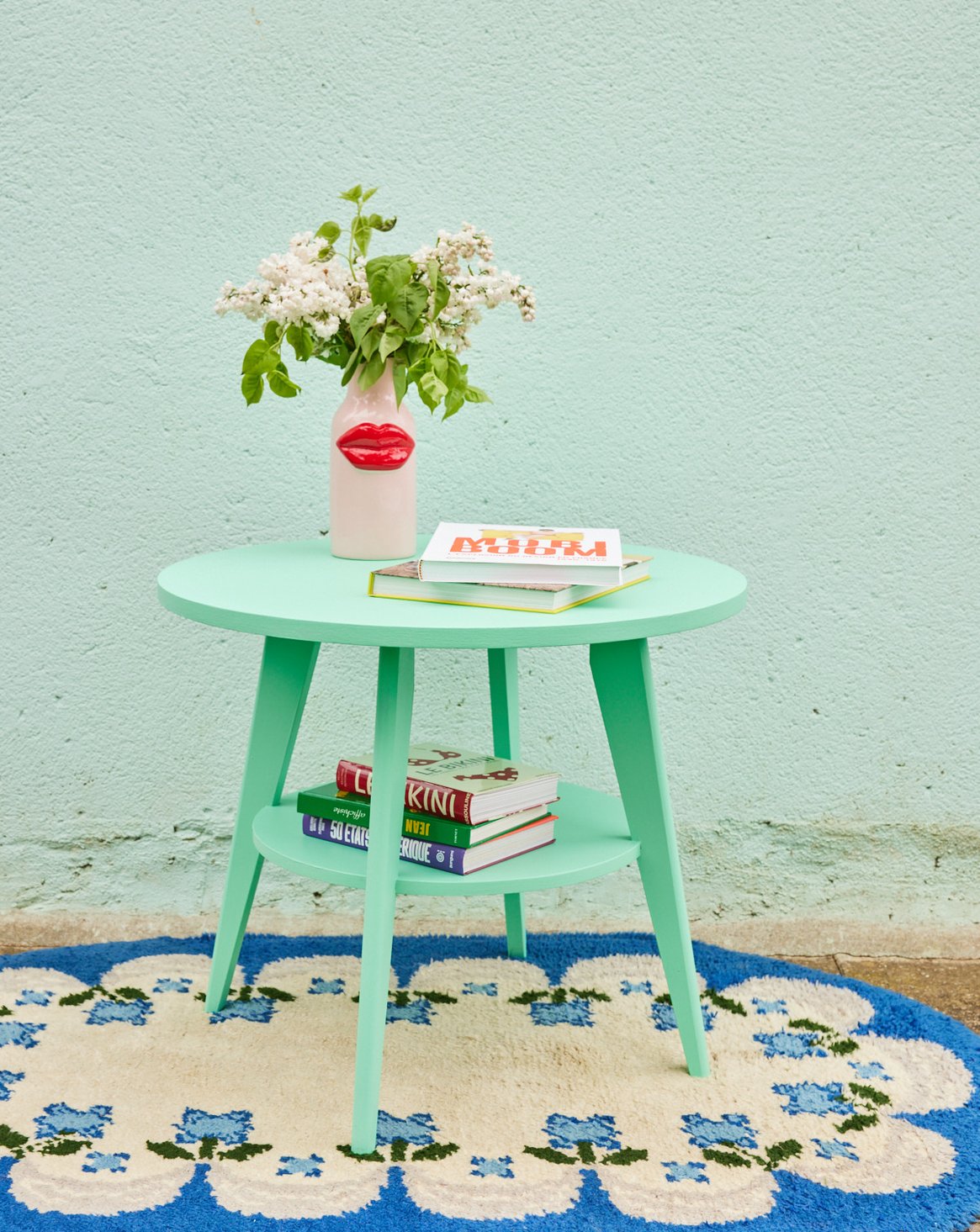 Table d'appoint en bois Hanna N°1323 - Bon état, DEBONGOUT