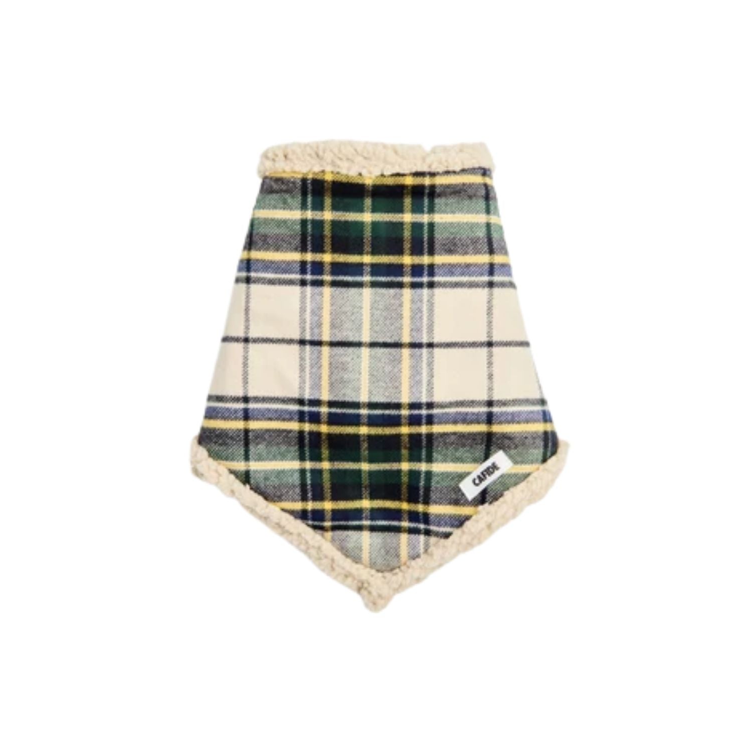 Bandana tartan beige pour chien, Nata, CAFIDE