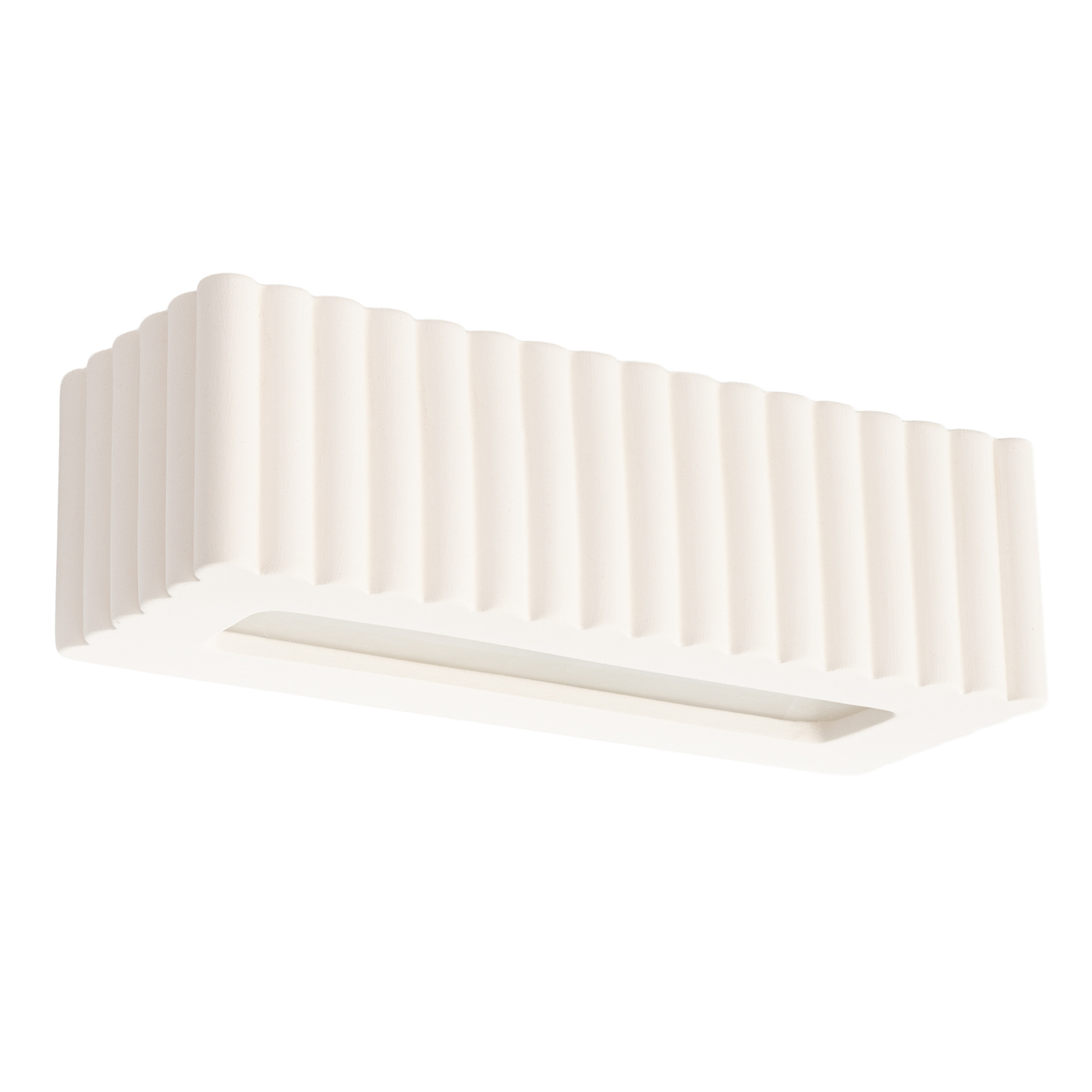 Applique murale Céramique Blanc E27 1 Rigata, EDEN