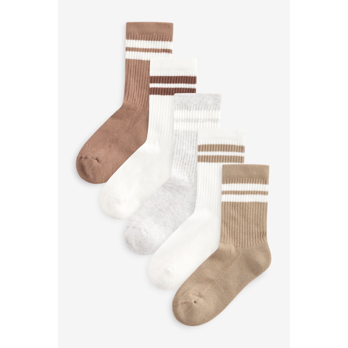 Chaussettes côtelé à passepoil, 5 paires, NEXT