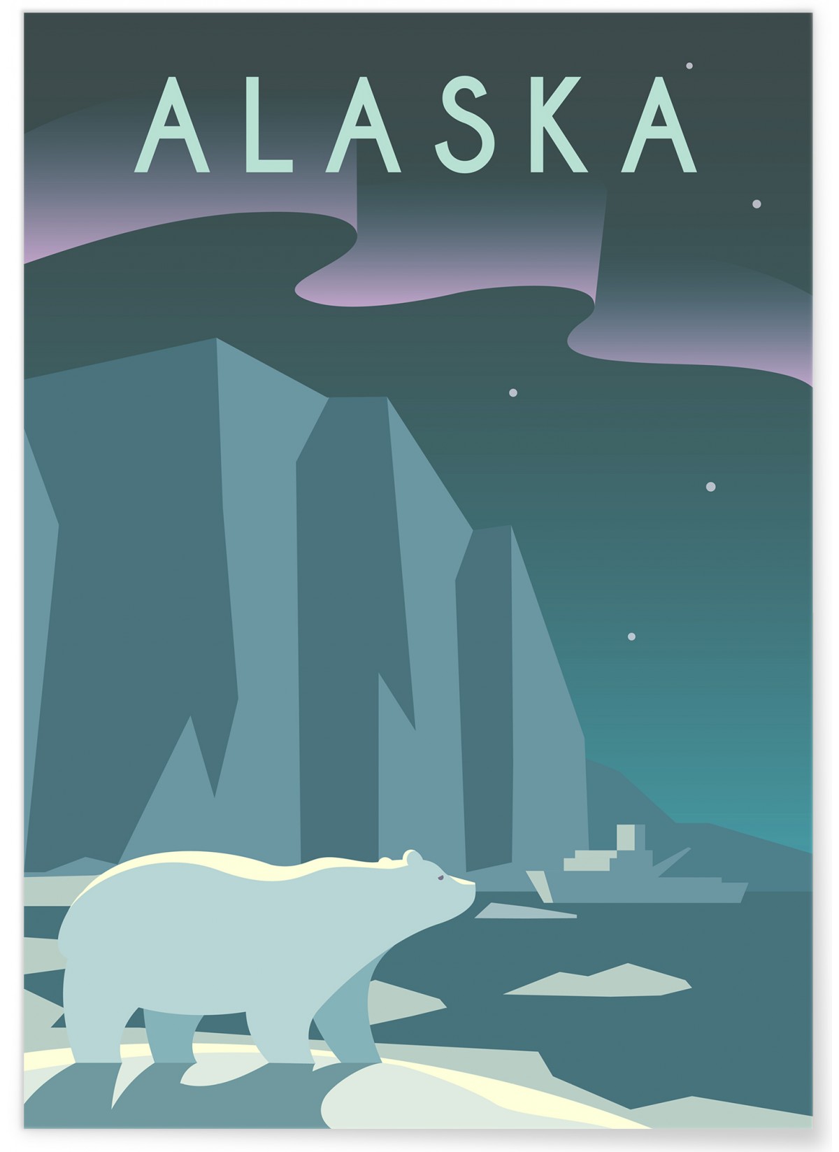 Affiche Alaska, L'AFFICHERIE