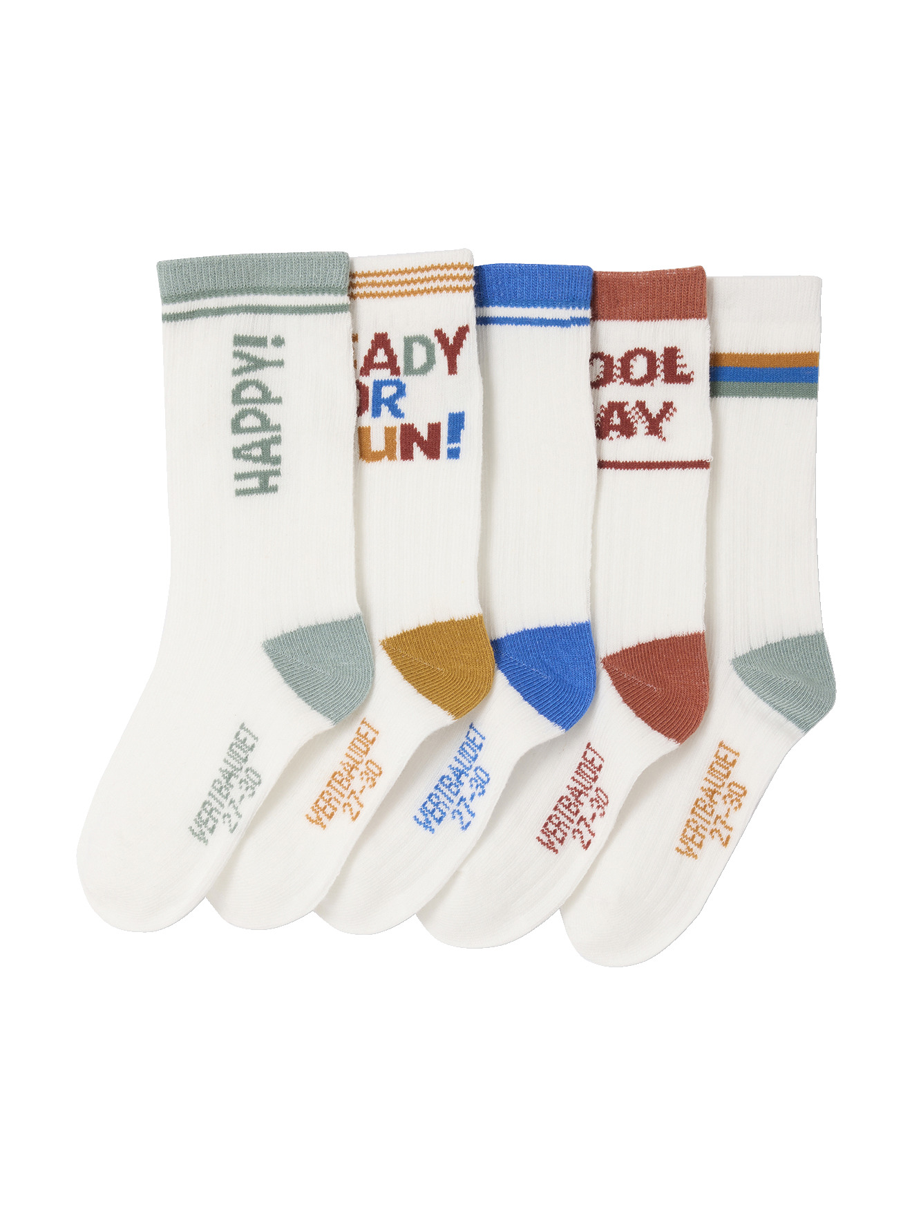 Lot de 5 paires de chaussettes « Cool », VERTBAUDET