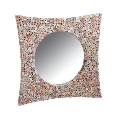 Miroir carré incurvé en papier recyclé AUBRY GASPARD