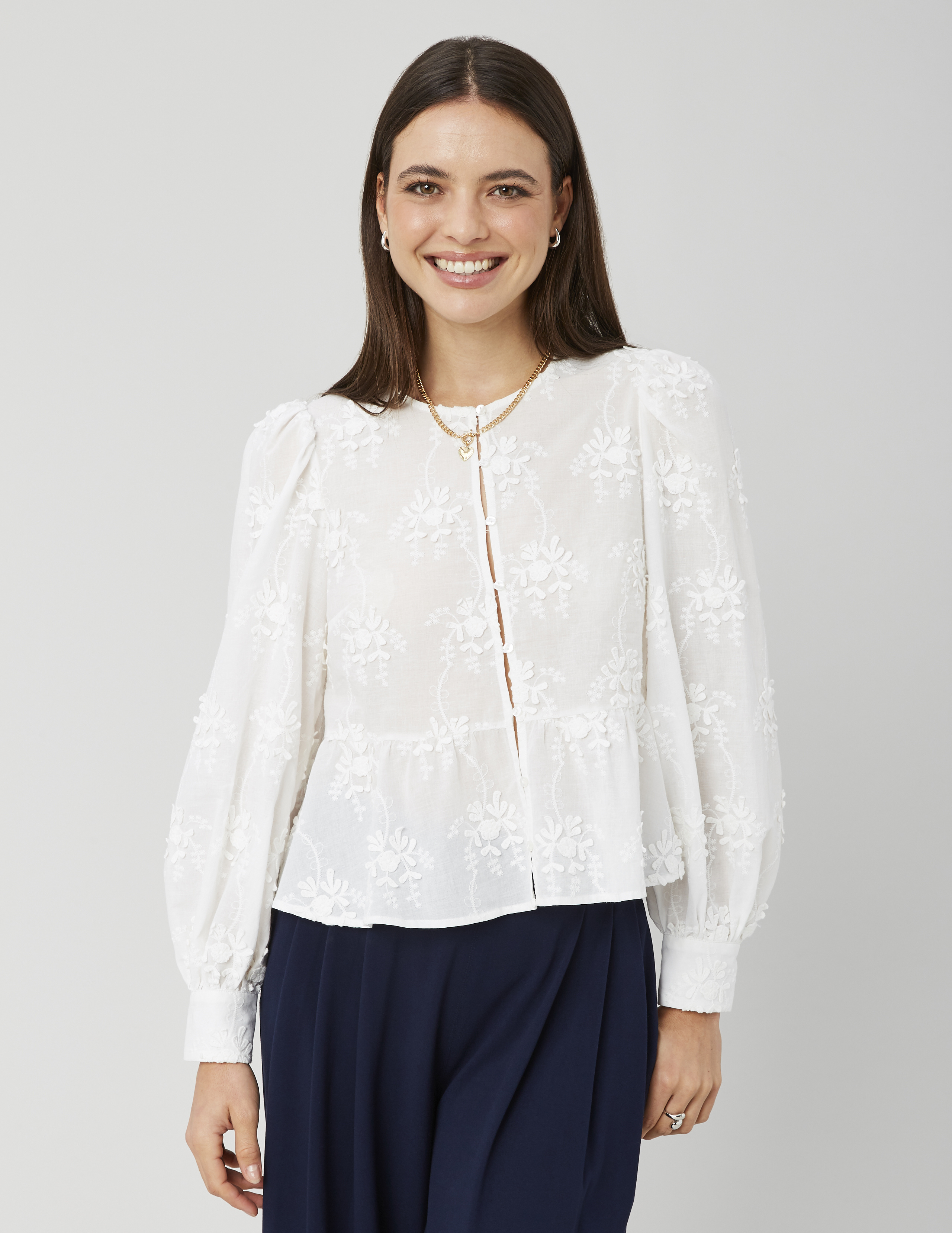 Blouse broderie 3d, BZB