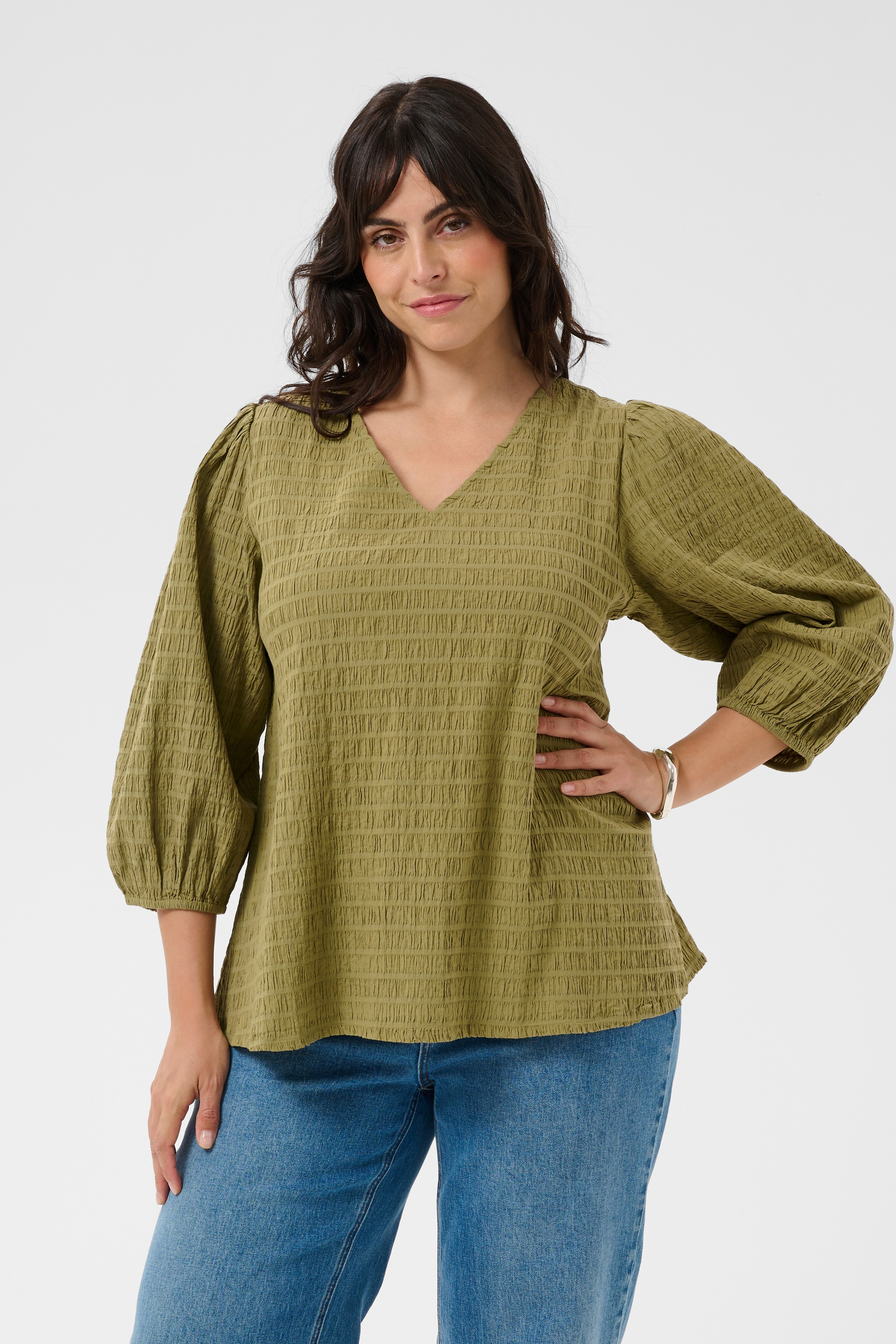 Blouse à manches longues, KAFFE CURVE