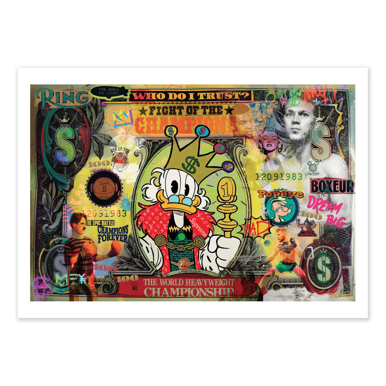 Affiche d'art - The Goats - Mr Pablo Costa, WALL EDITIONS