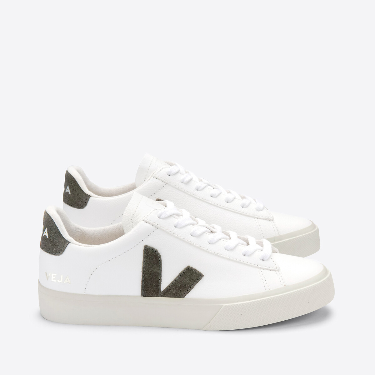 Image of Campo Chrome Free Flatform Trainers in Leather