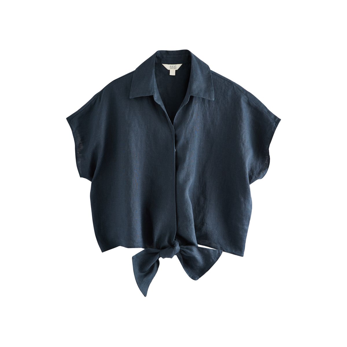 Chemise à manches courtes nouée sur le devant, NEXT