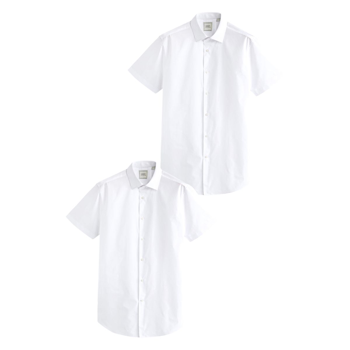 Chemises - slim et manches courtes, lot de 2, NEXT
