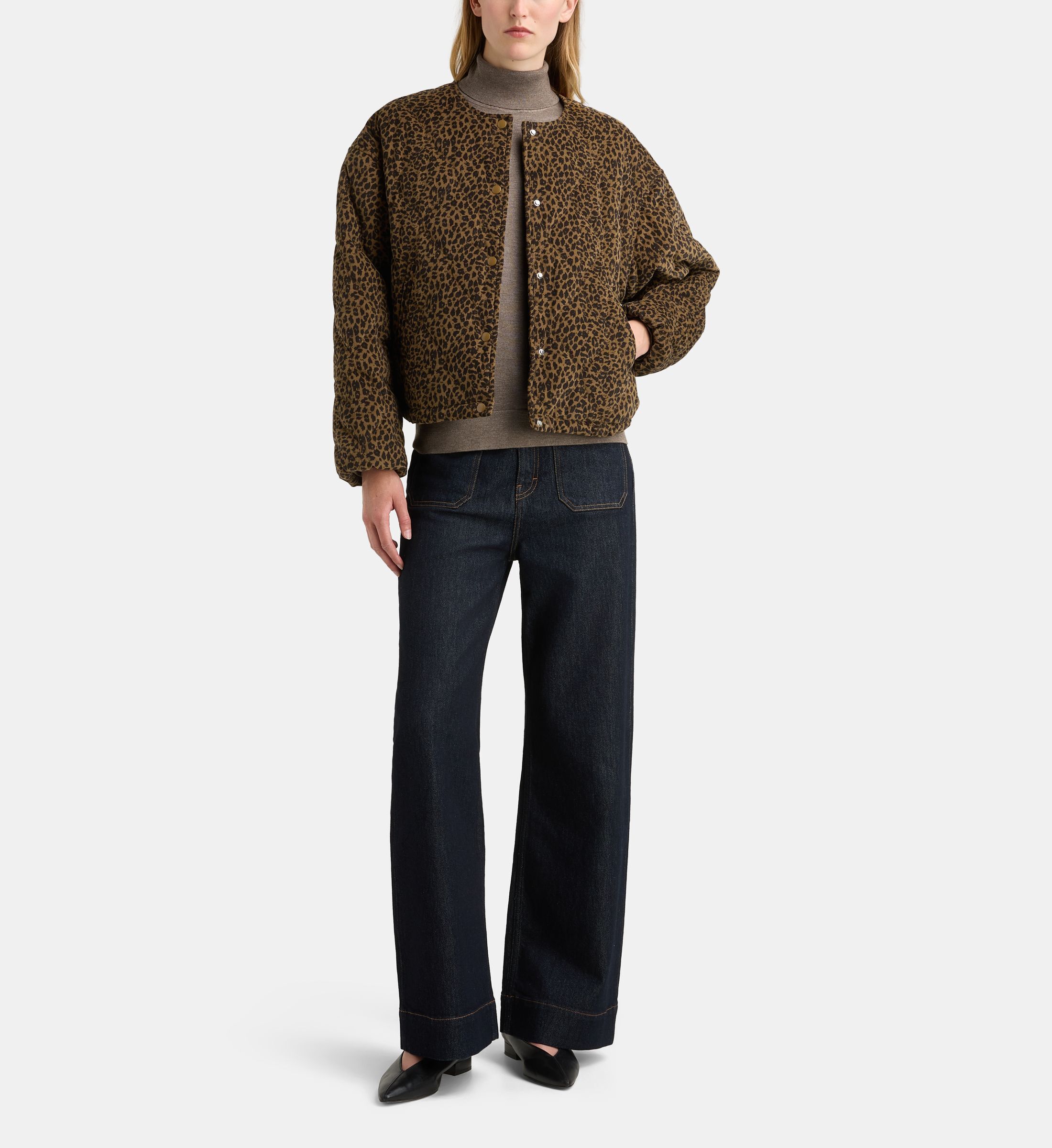 Doudoune droite fern leo coton matelassé, GALERIES LAFAYETTE
