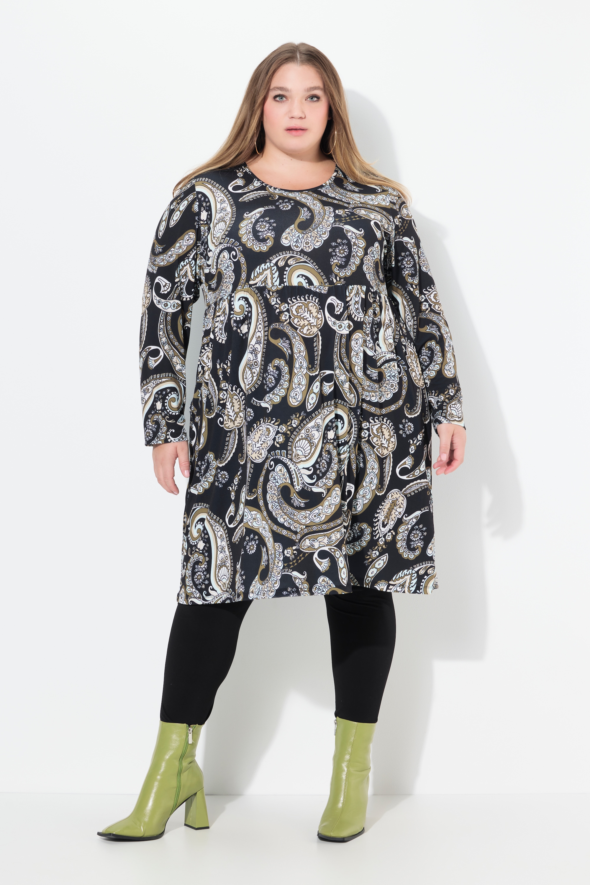 Robe en jersey motif cachemire, ULLA POPKEN